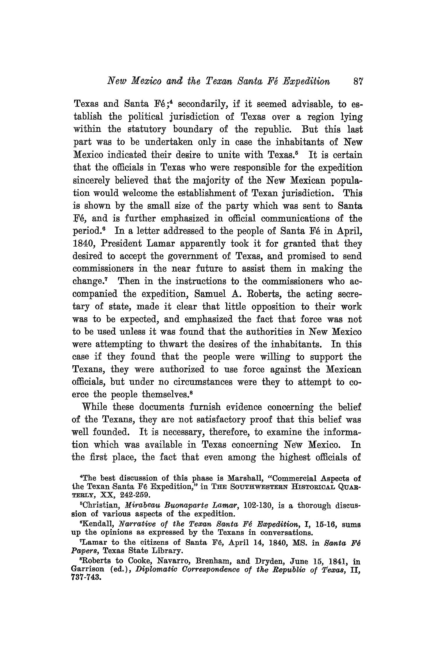 The Southwestern Historical Quarterly, Volume 27, July 1923 - April, 1924
                                                
                                                    87
                                                
