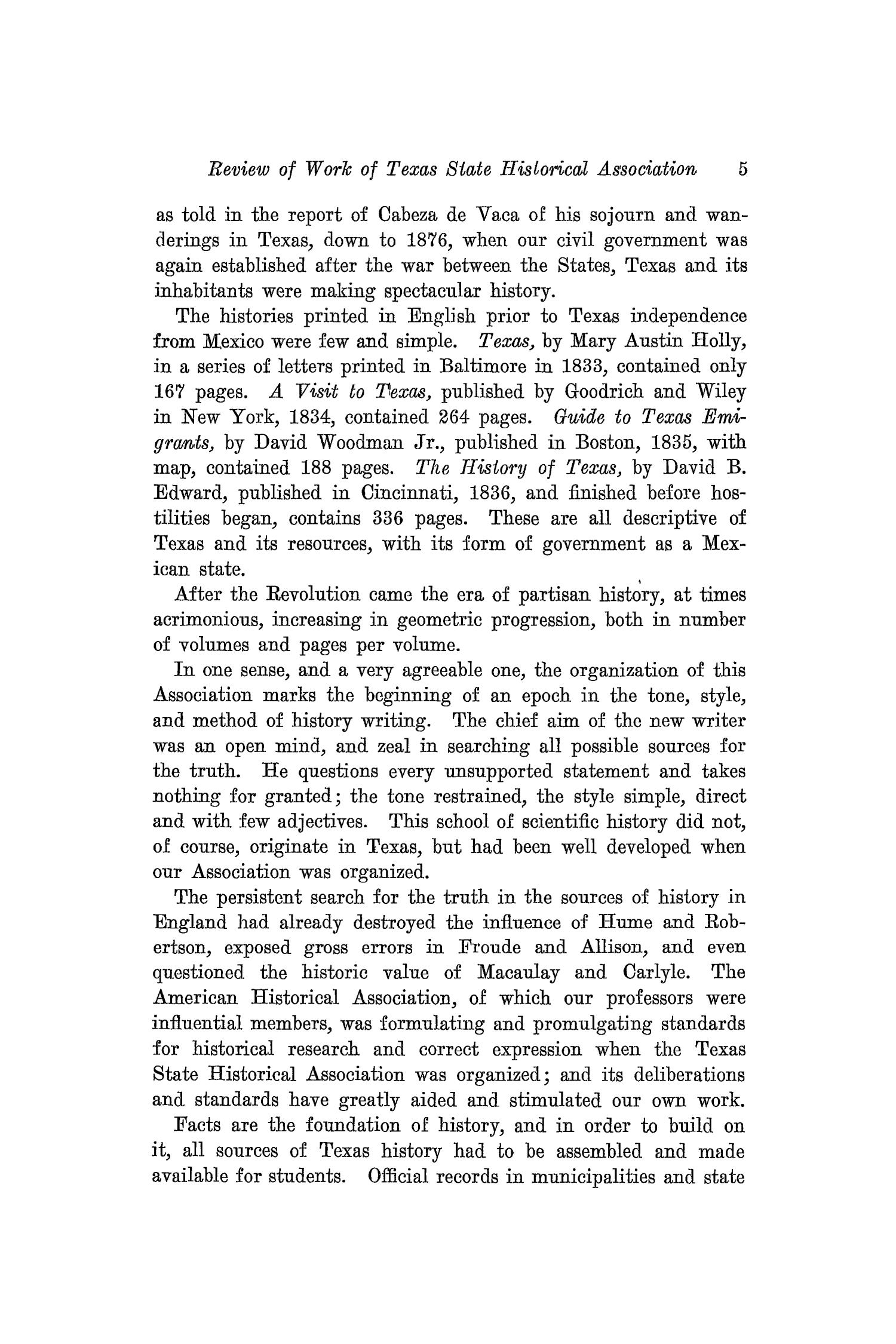 The Southwestern Historical Quarterly, Volume 31, July 1927 - April, 1928
                                                
                                                    5
                                                