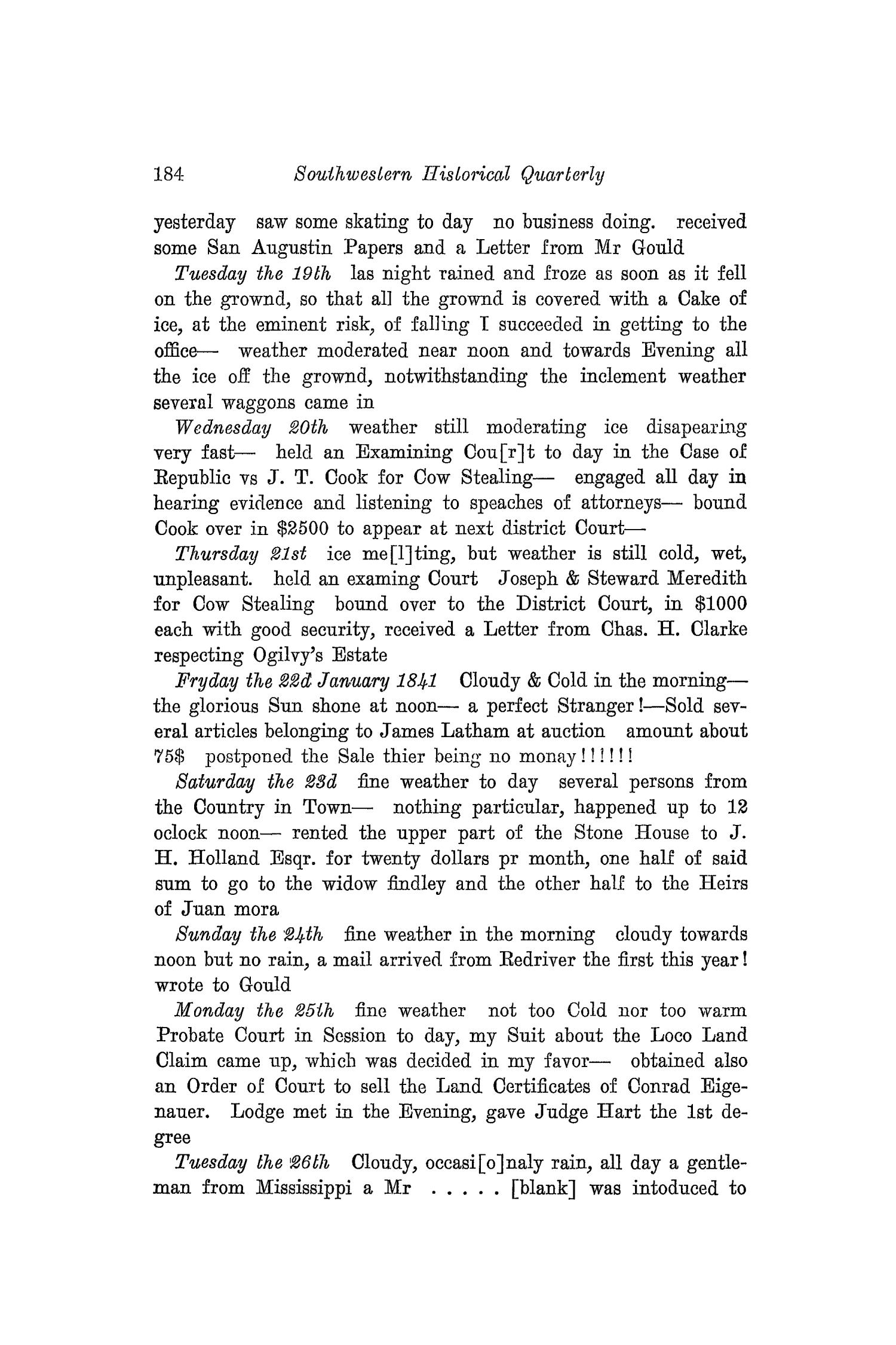 The Southwestern Historical Quarterly, Volume 31, July 1927 - April, 1928
                                                
                                                    184
                                                