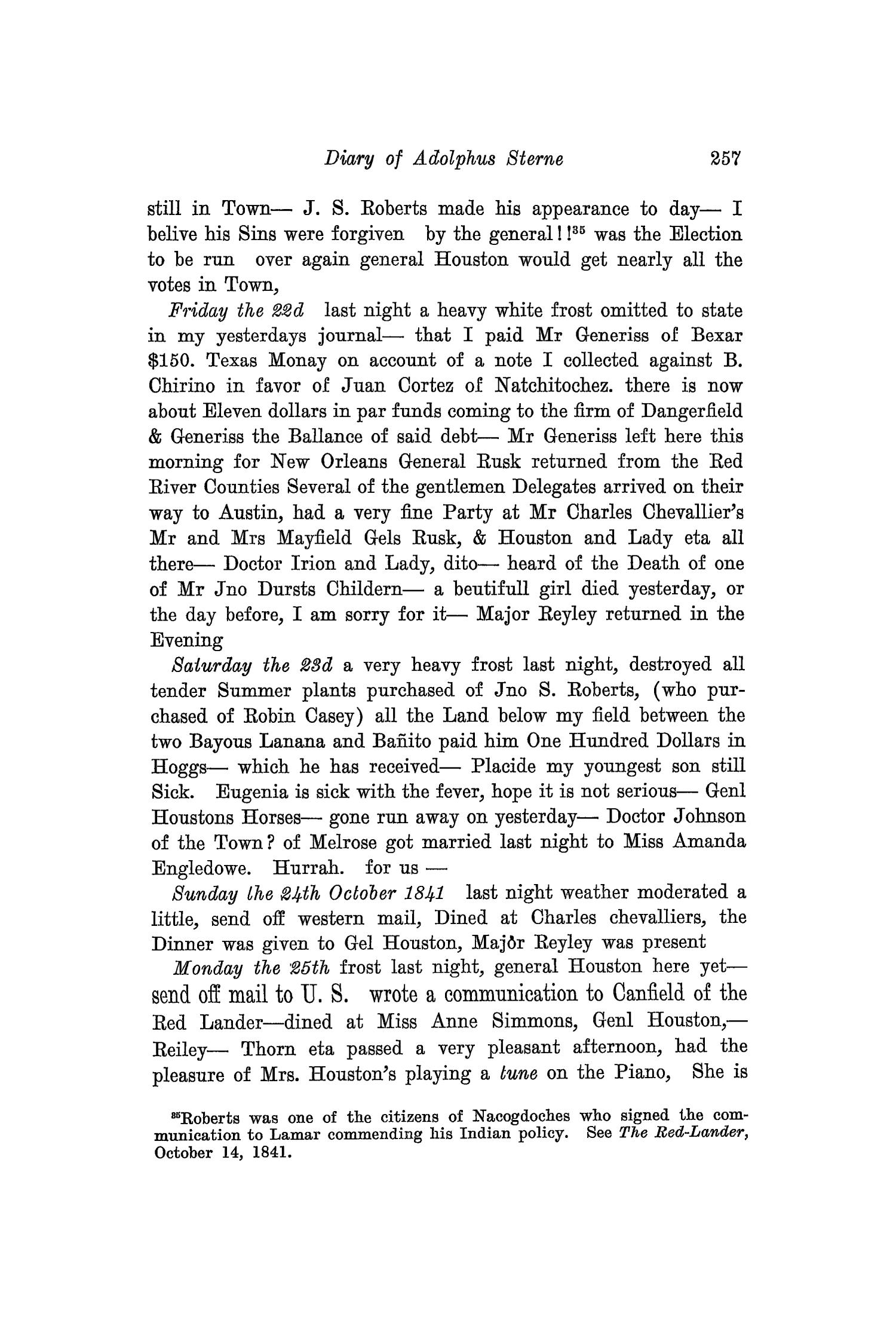 The Southwestern Historical Quarterly, Volume 32, July 1928 - April, 1929
                                                
                                                    257
                                                