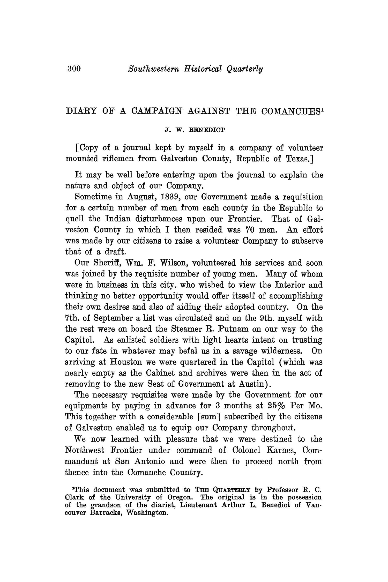 The Southwestern Historical Quarterly, Volume 32, July 1928 - April, 1929
                                                
                                                    300
                                                