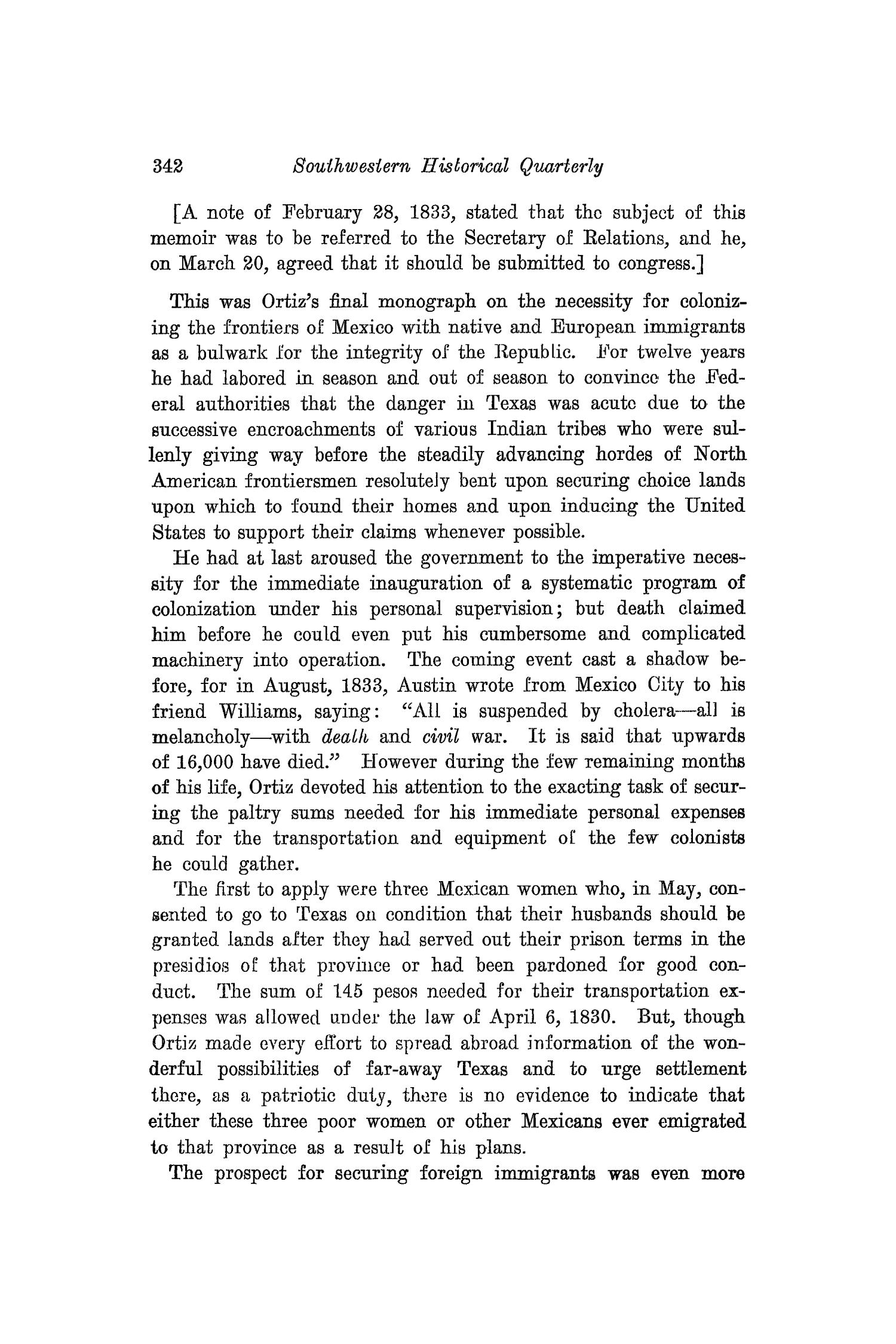 The Southwestern Historical Quarterly, Volume 32, July 1928 - April, 1929
                                                
                                                    342
                                                