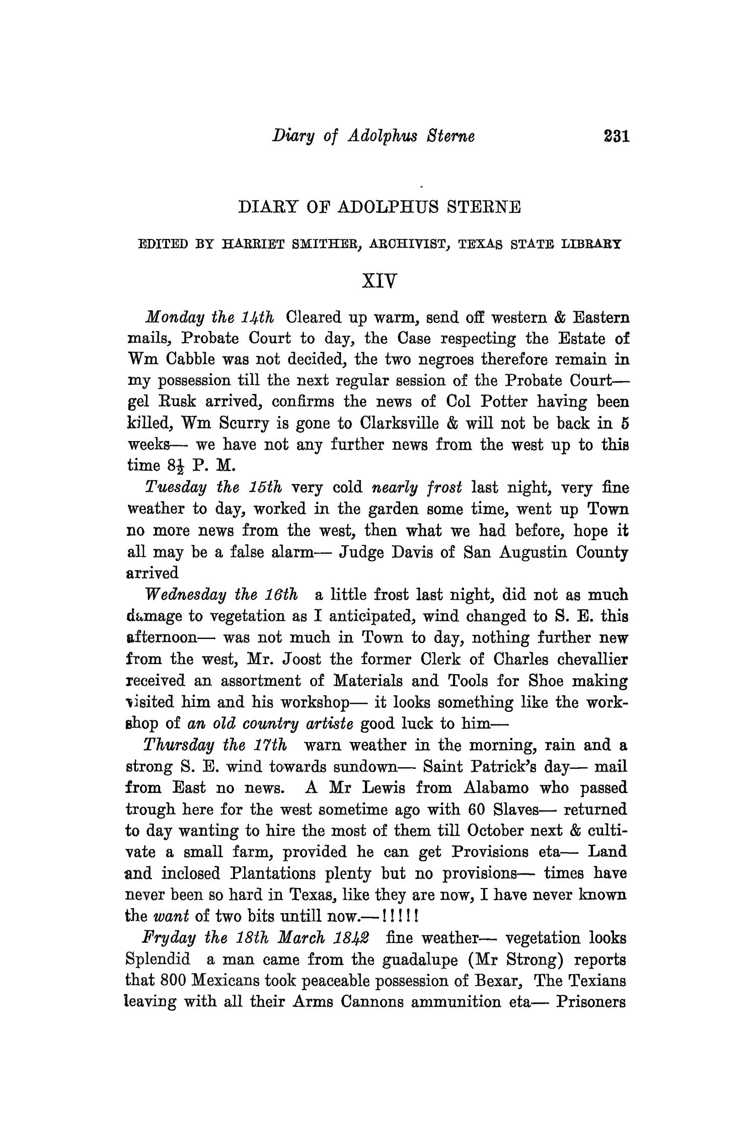 The Southwestern Historical Quarterly, Volume 33, July 1929 - April, 1930
                                                
                                                    231
                                                