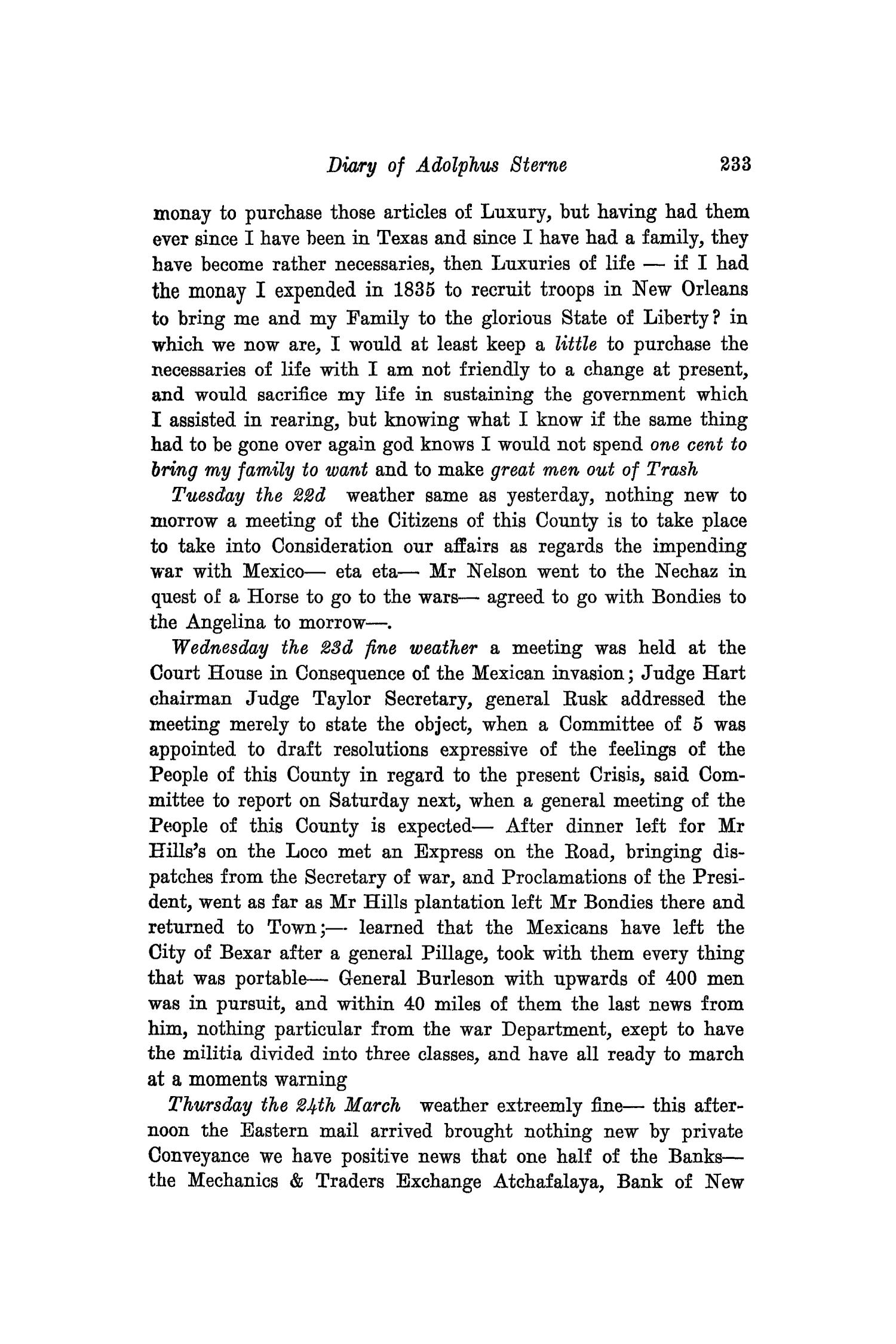 The Southwestern Historical Quarterly, Volume 33, July 1929 - April, 1930
                                                
                                                    233
                                                