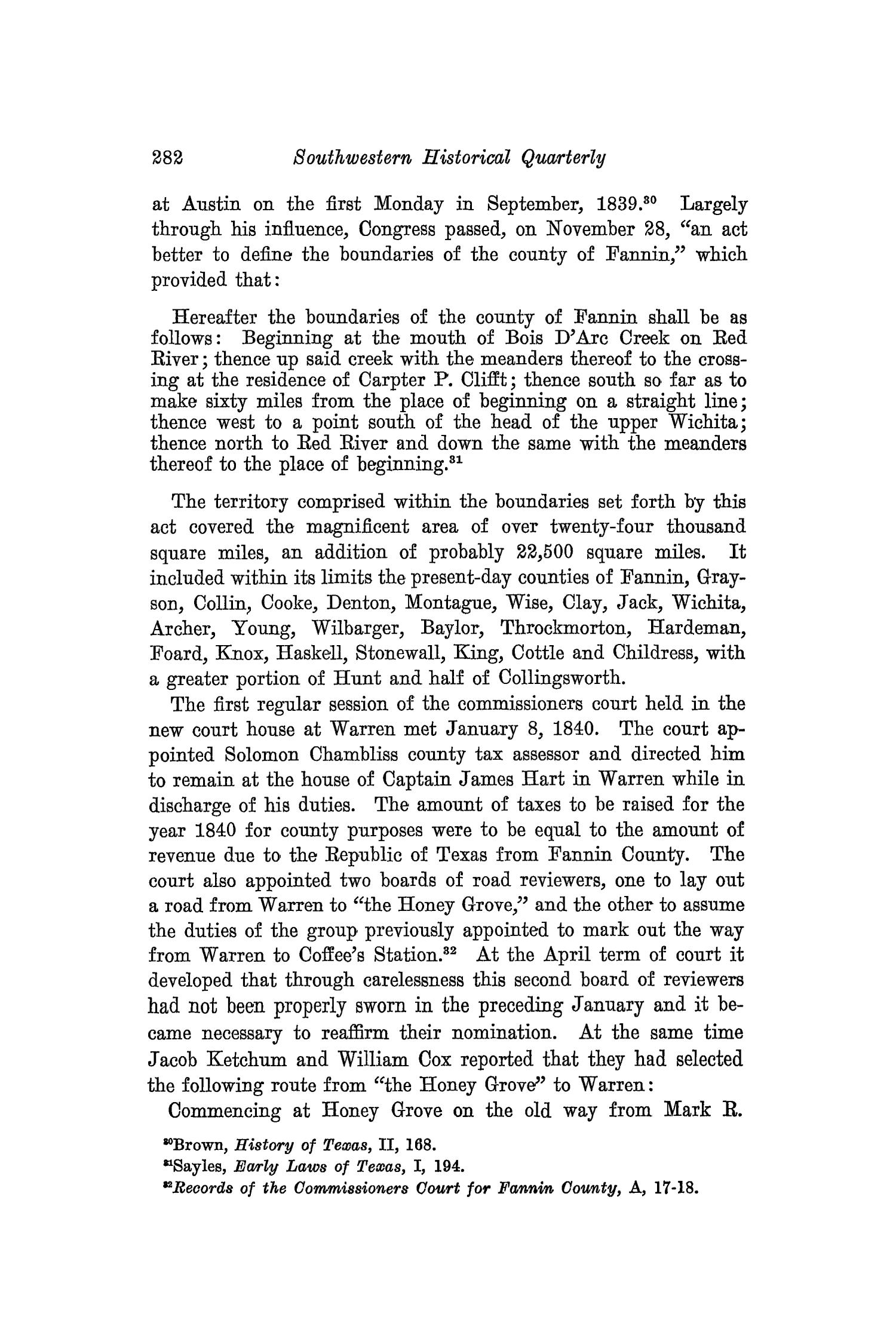 The Southwestern Historical Quarterly, Volume 33, July 1929 - April, 1930
                                                
                                                    282
                                                