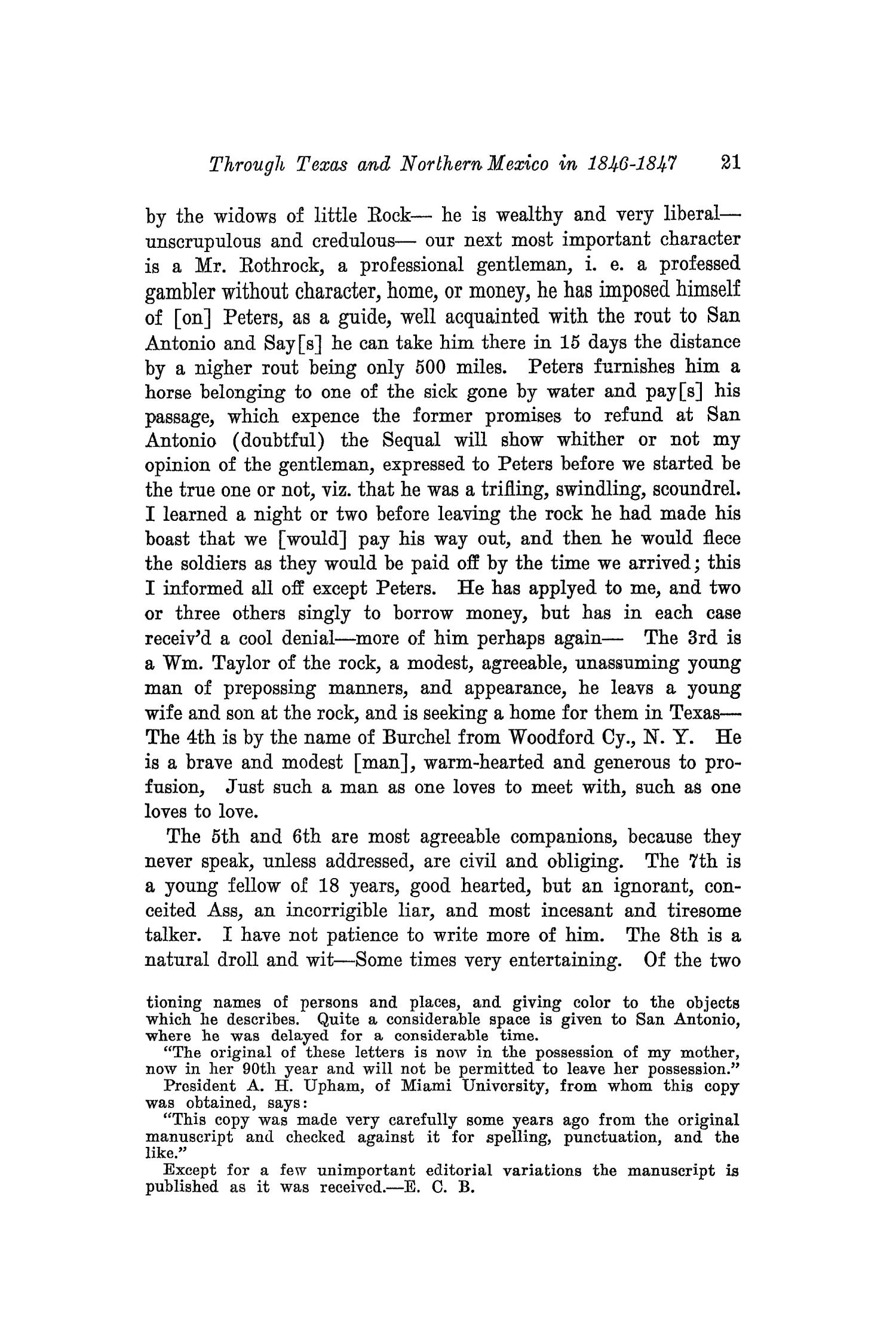 The Southwestern Historical Quarterly, Volume 34, July 1930 - April, 1931
                                                
                                                    21
                                                
