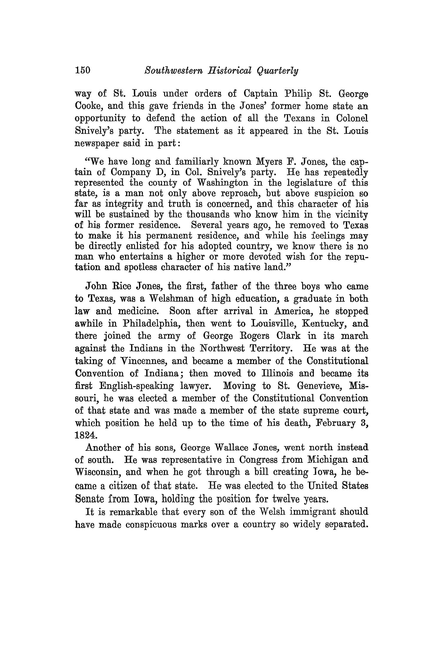 The Southwestern Historical Quarterly, Volume 35, July 1931 - April, 1932
                                                
                                                    150
                                                