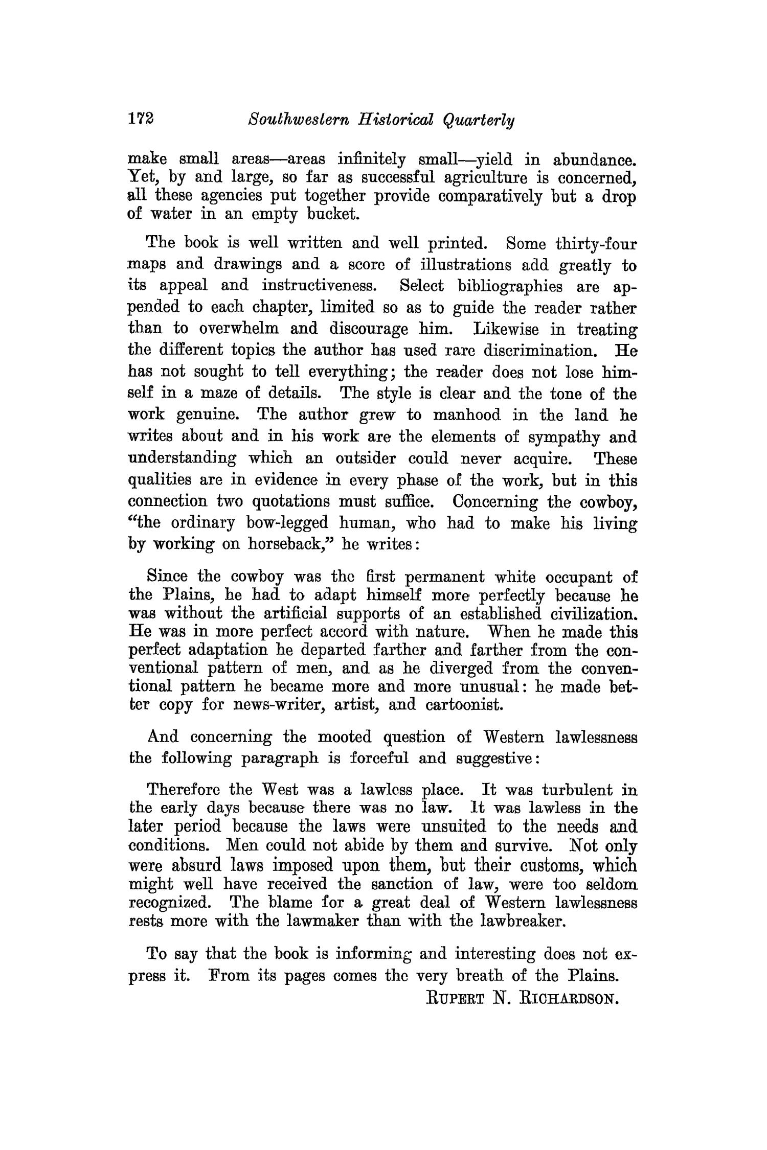 The Southwestern Historical Quarterly, Volume 35, July 1931 - April, 1932
                                                
                                                    172
                                                