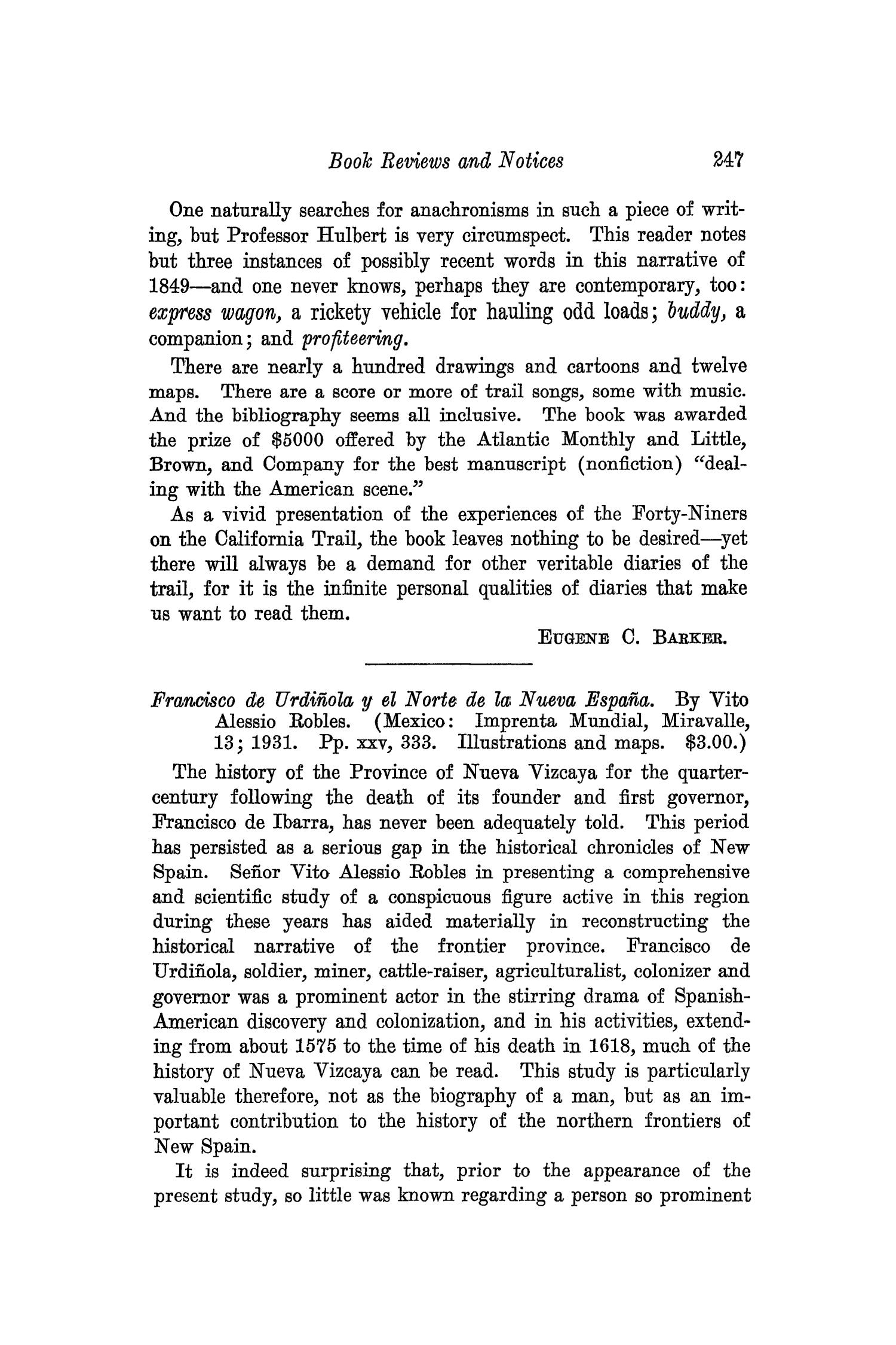 The Southwestern Historical Quarterly, Volume 35, July 1931 - April, 1932
                                                
                                                    247
                                                