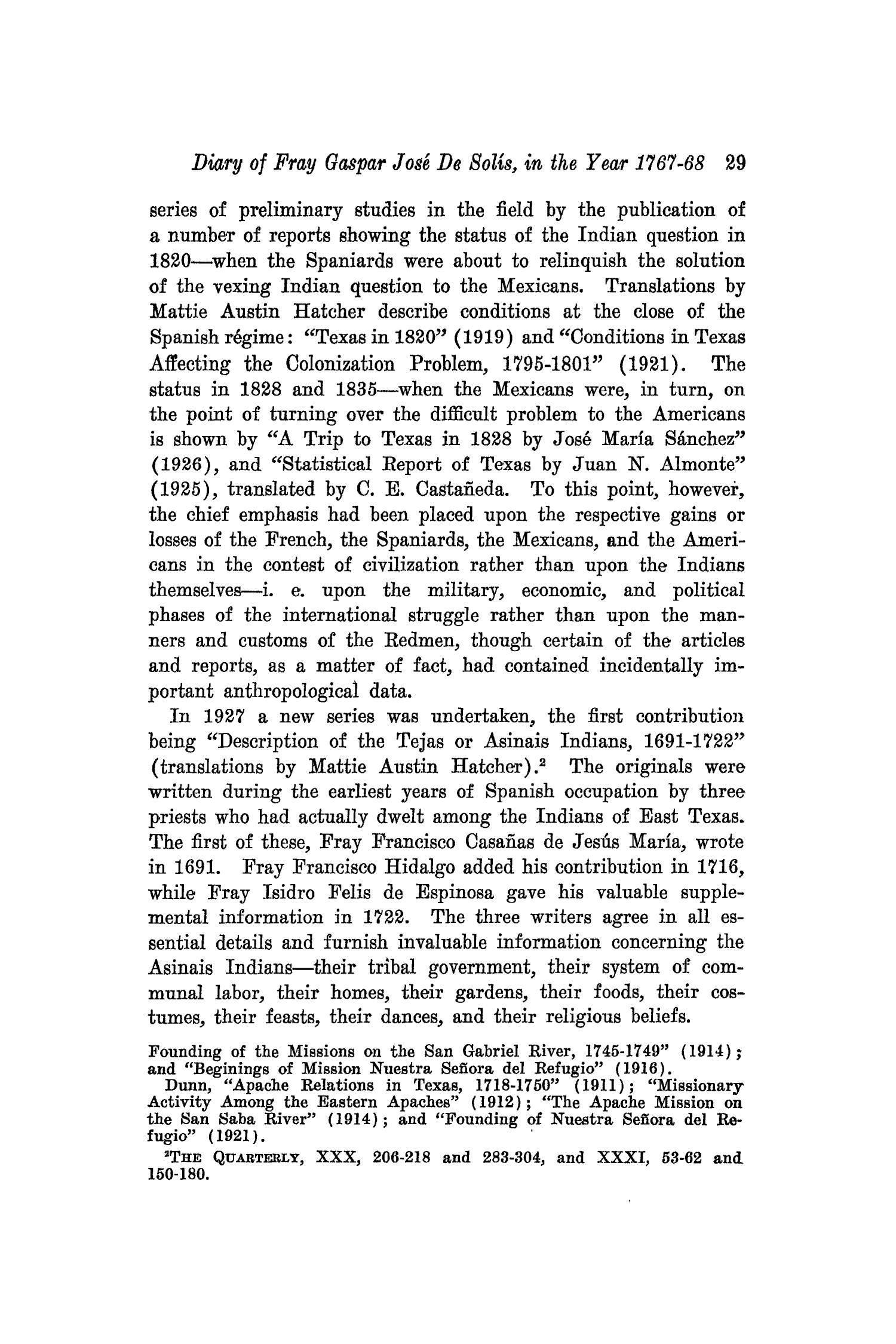 The Southwestern Historical Quarterly, Volume 35, July 1931 - April, 1932
                                                
                                                    29
                                                
