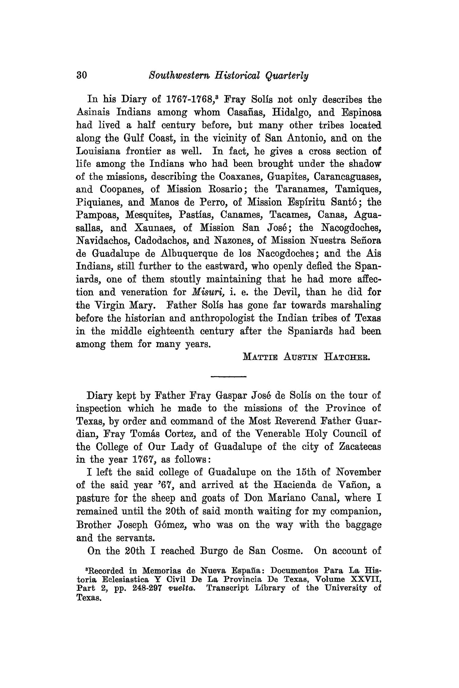 The Southwestern Historical Quarterly, Volume 35, July 1931 - April, 1932
                                                
                                                    30
                                                