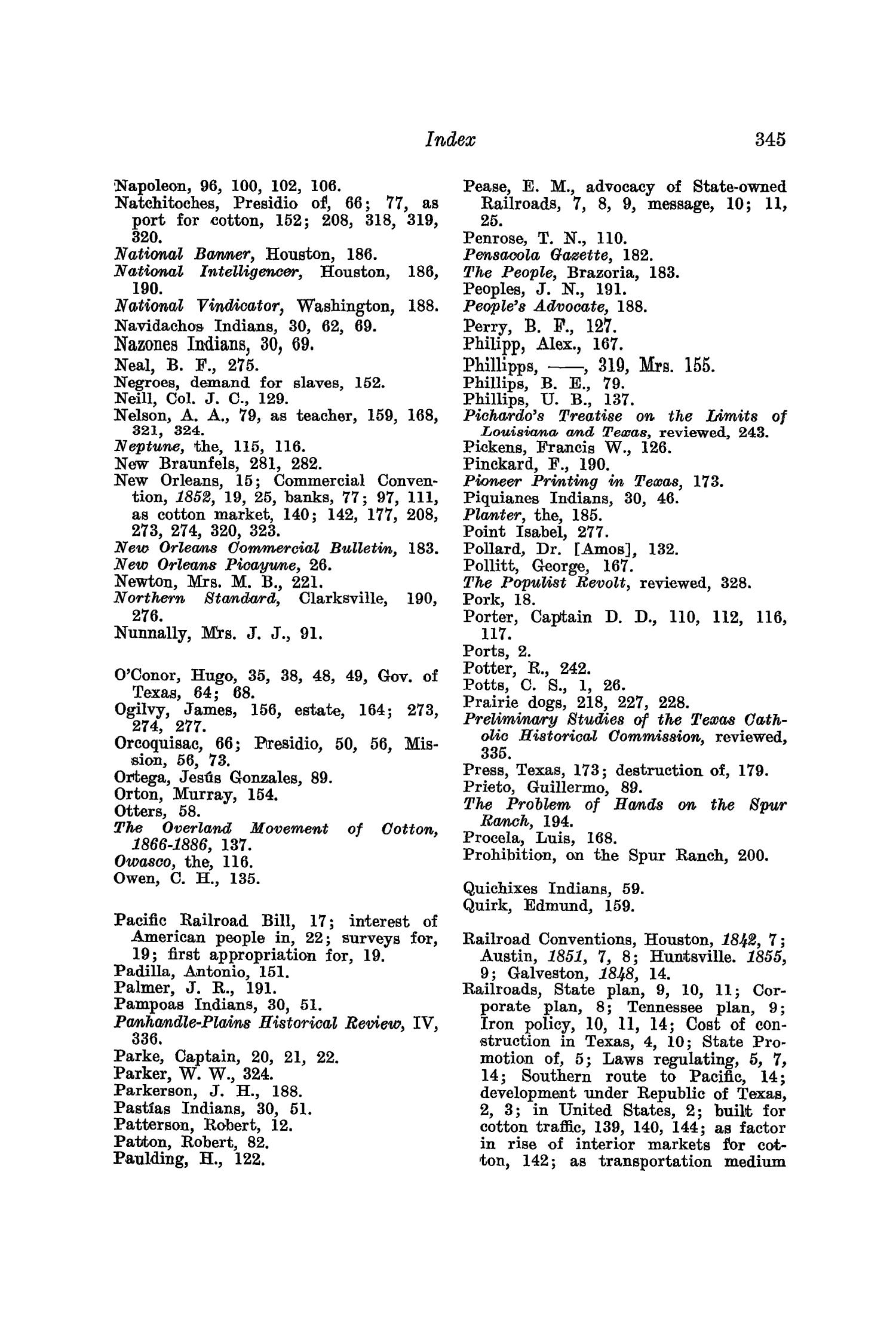 The Southwestern Historical Quarterly, Volume 35, July 1931 - April, 1932
                                                
                                                    345
                                                
