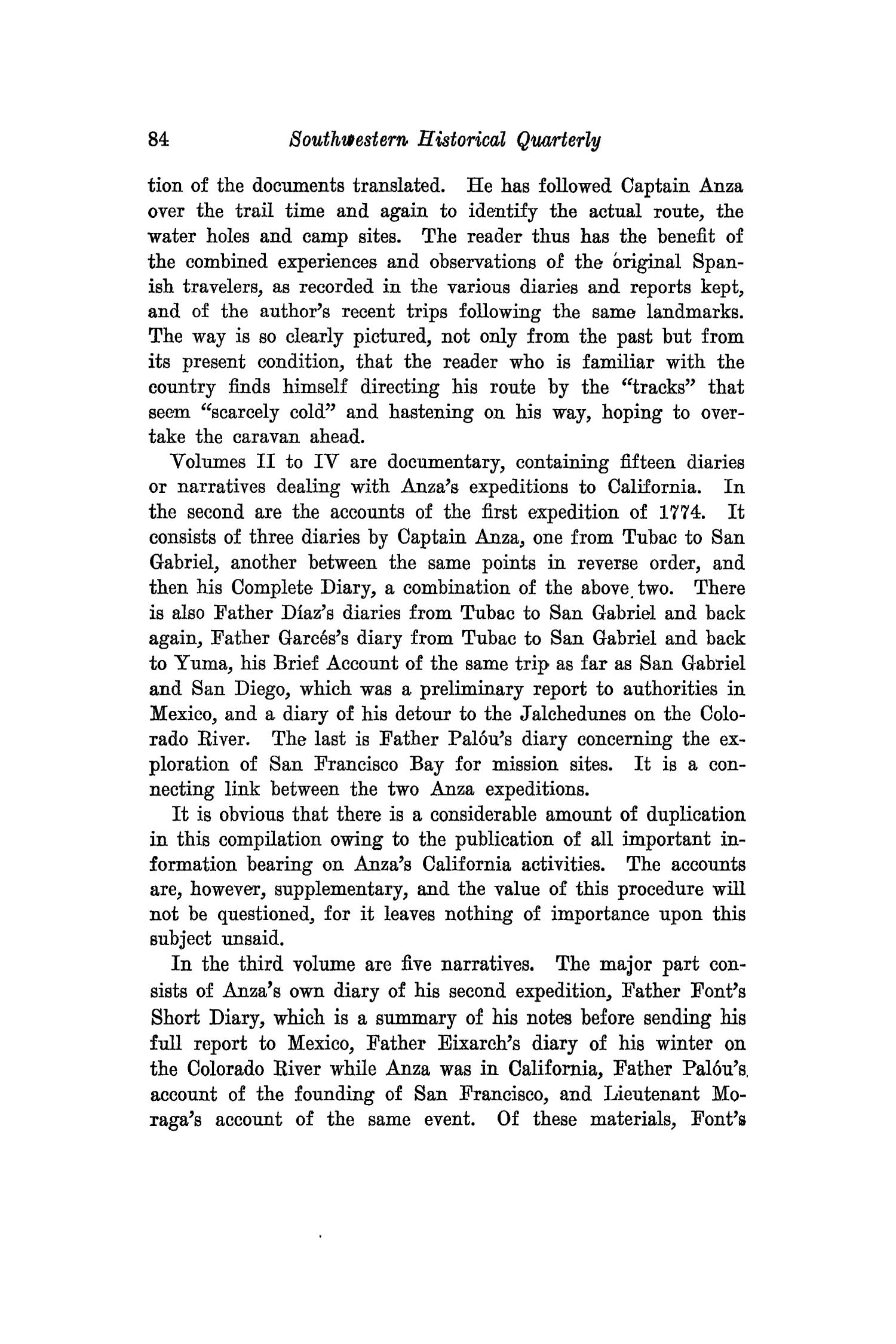 The Southwestern Historical Quarterly, Volume 35, July 1931 - April, 1932
                                                
                                                    84
                                                