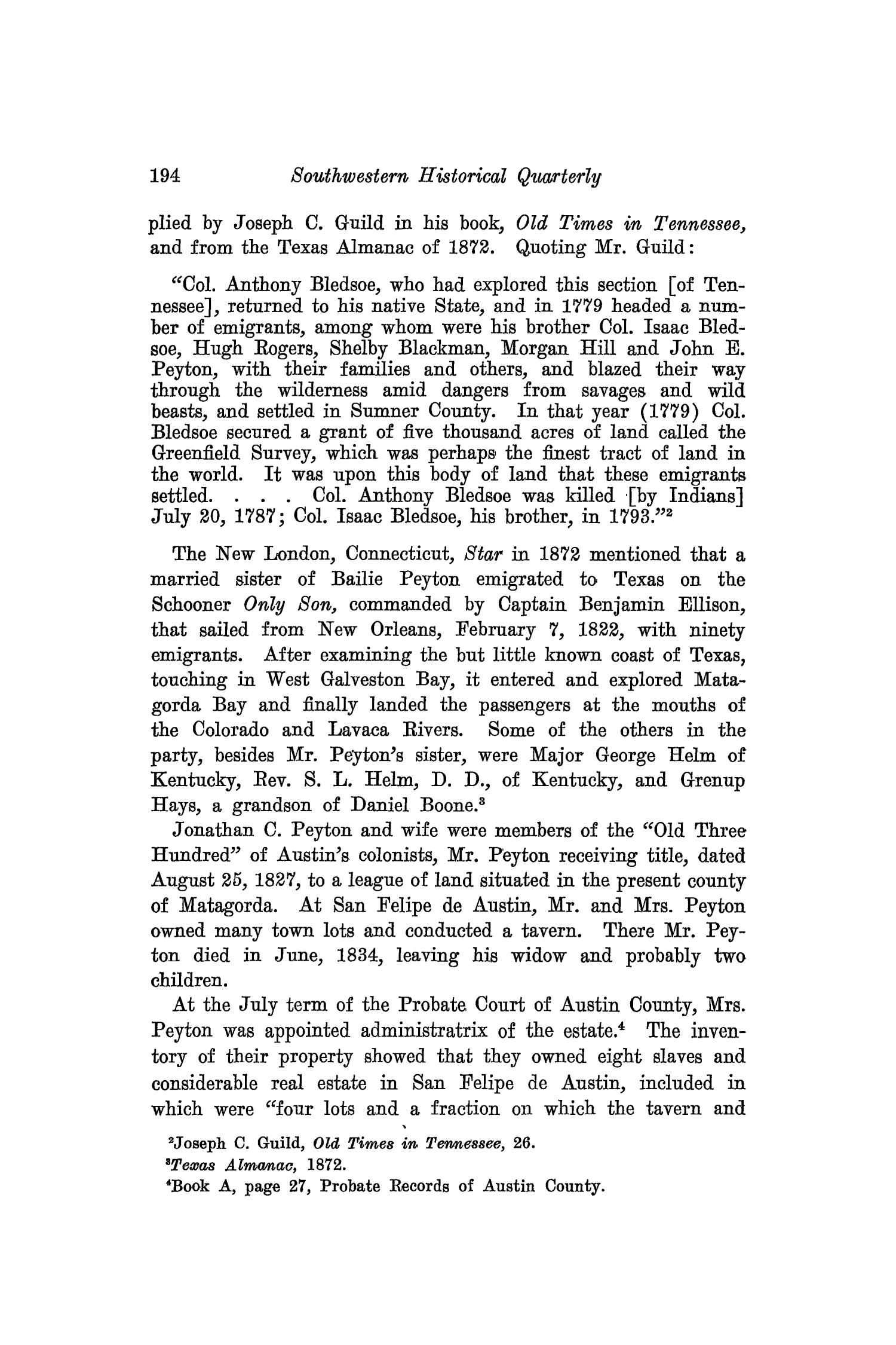 The Southwestern Historical Quarterly, Volume 36, July 1932 - April, 1933
                                                
                                                    194
                                                