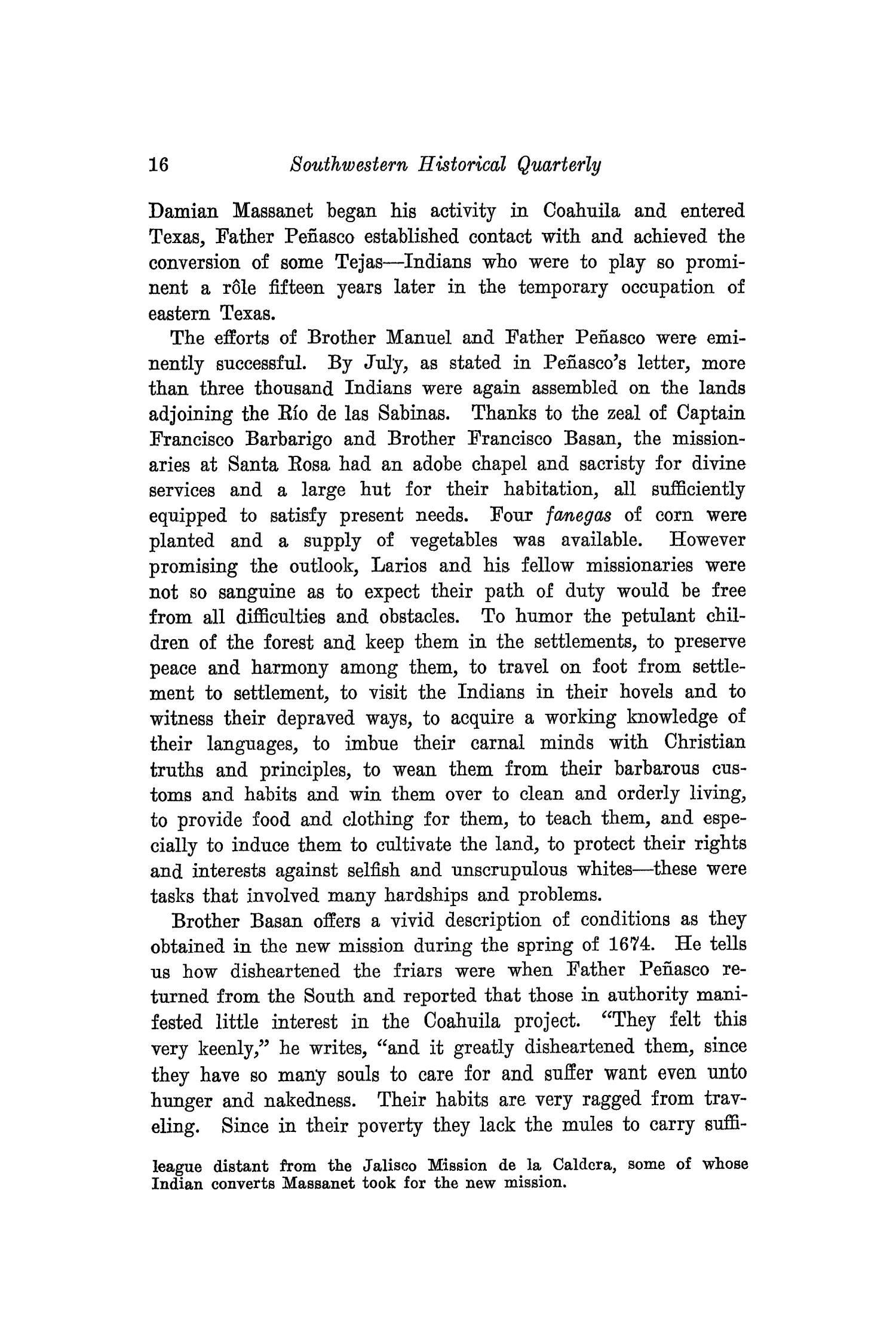 The Southwestern Historical Quarterly, Volume 36, July 1932 - April, 1933
                                                
                                                    16
                                                