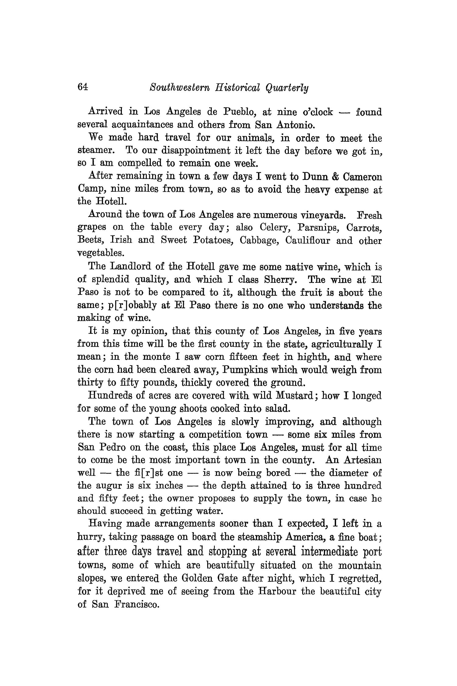 The Southwestern Historical Quarterly, Volume 36, July 1932 - April, 1933
                                                
                                                    64
                                                