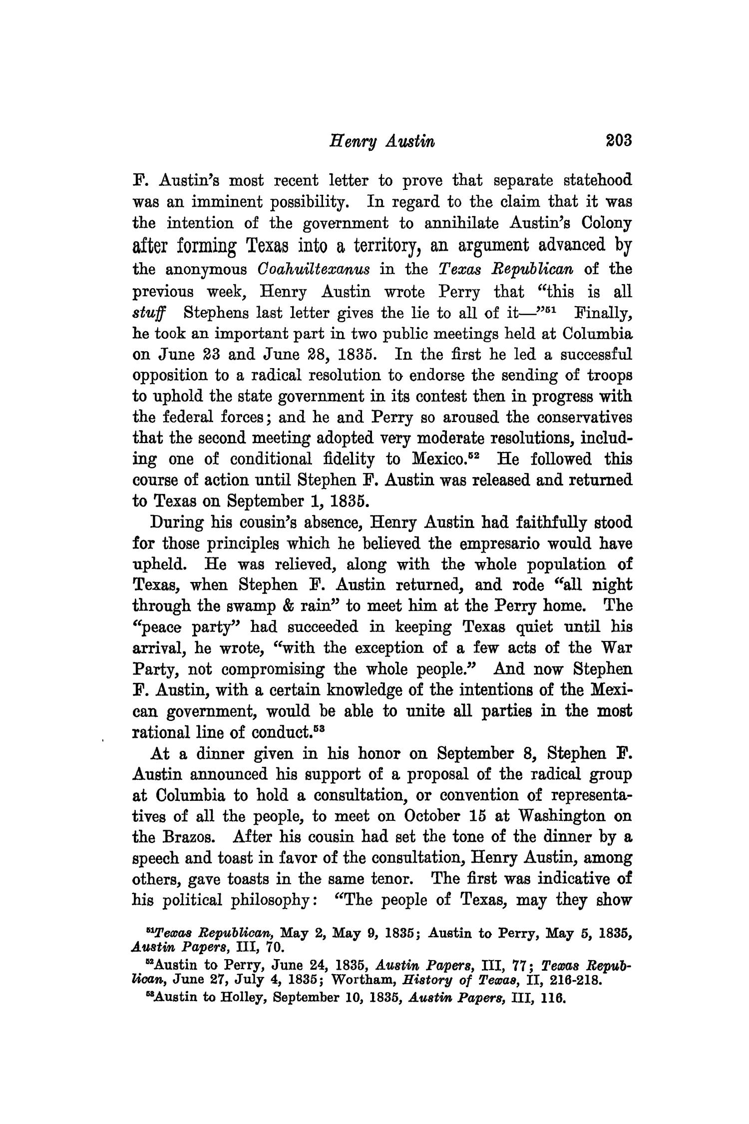 The Southwestern Historical Quarterly, Volume 37, July 1933 - April, 1934
                                                
                                                    203
                                                