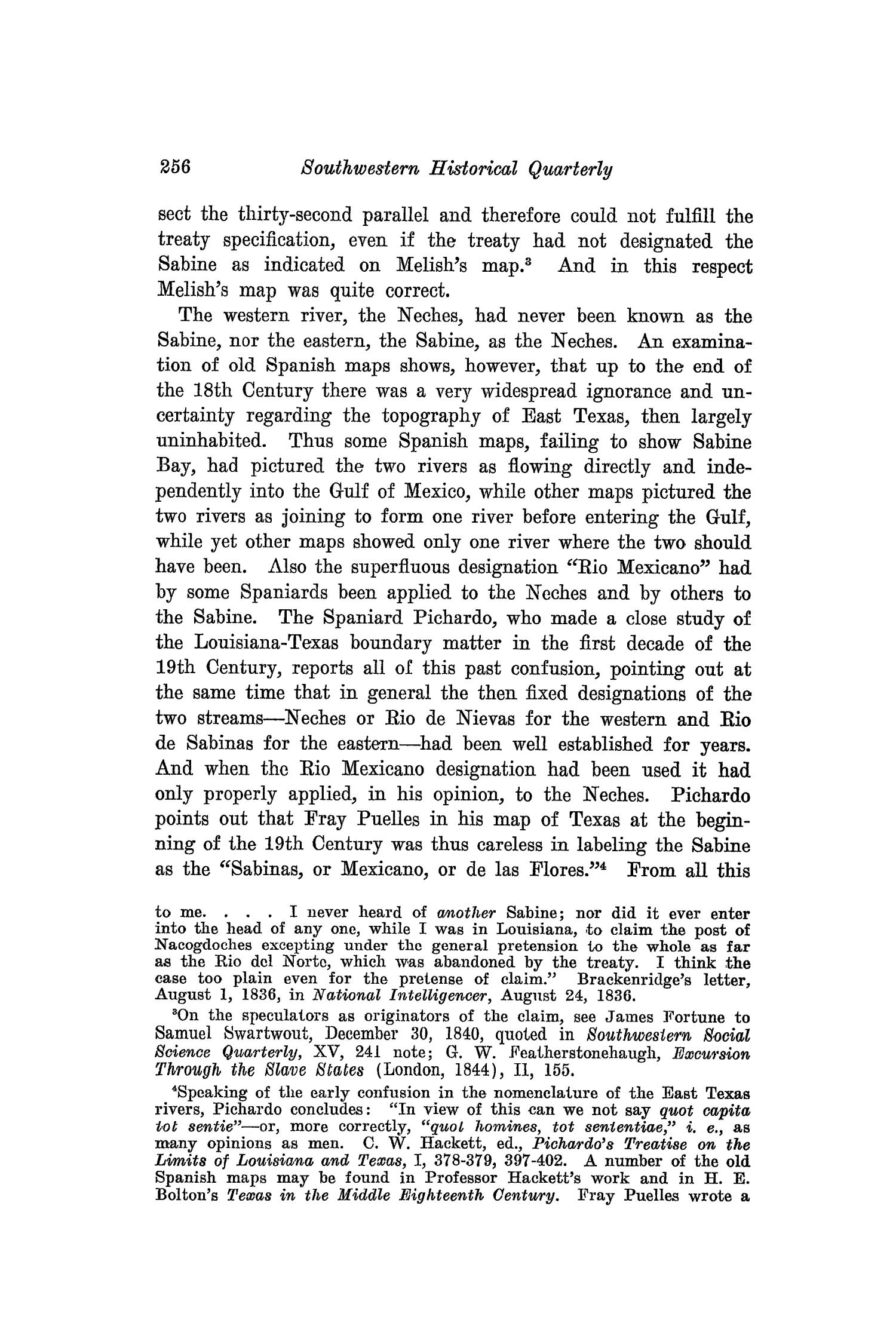 The Southwestern Historical Quarterly, Volume 39, July 1935 - April, 1936
                                                
                                                    256
                                                