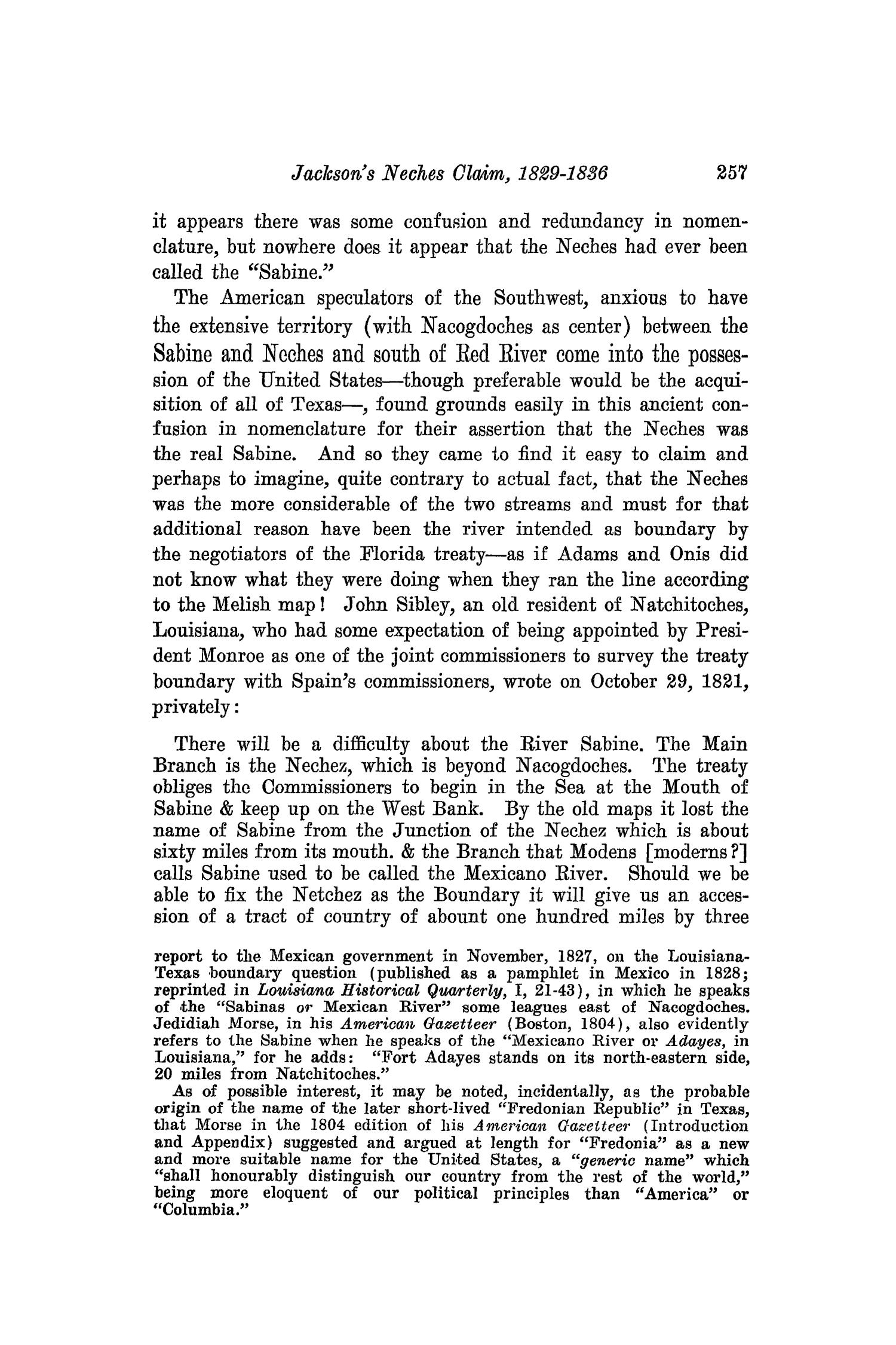 The Southwestern Historical Quarterly, Volume 39, July 1935 - April, 1936
                                                
                                                    257
                                                
