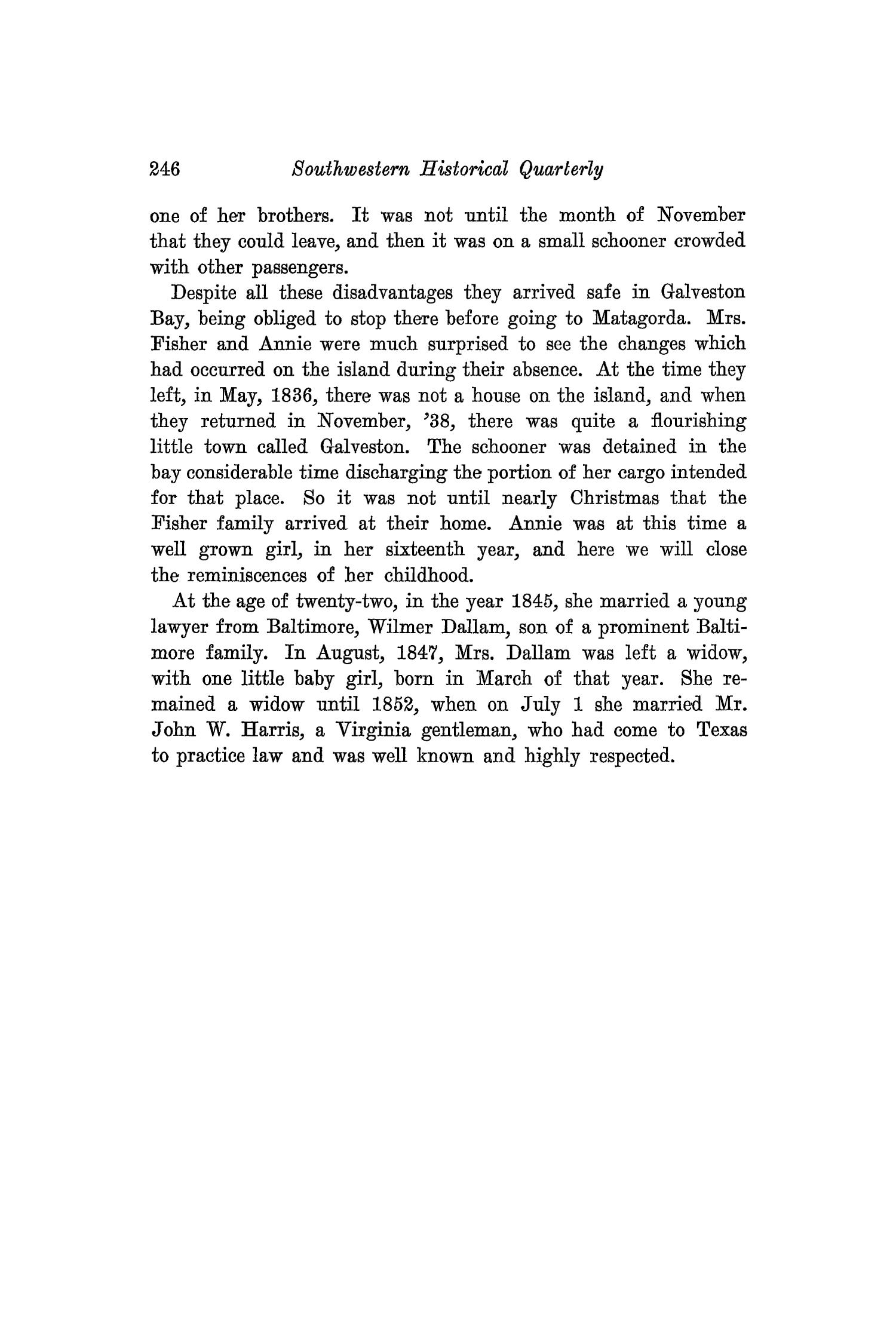 The Southwestern Historical Quarterly, Volume 40, July 1936 - April, 1937
                                                
                                                    246
                                                