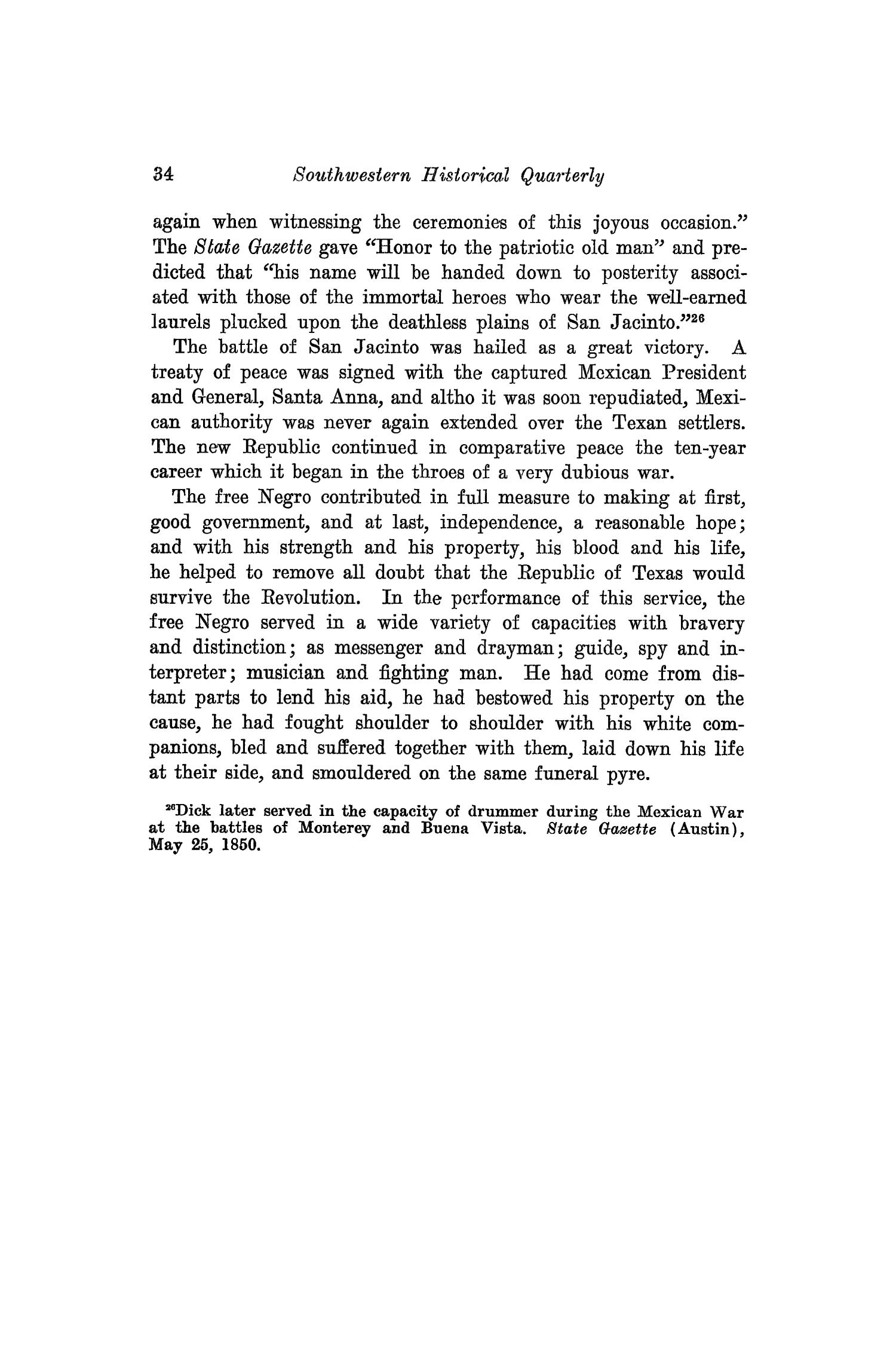 The Southwestern Historical Quarterly, Volume 40, July 1936 - April, 1937
                                                
                                                    34
                                                