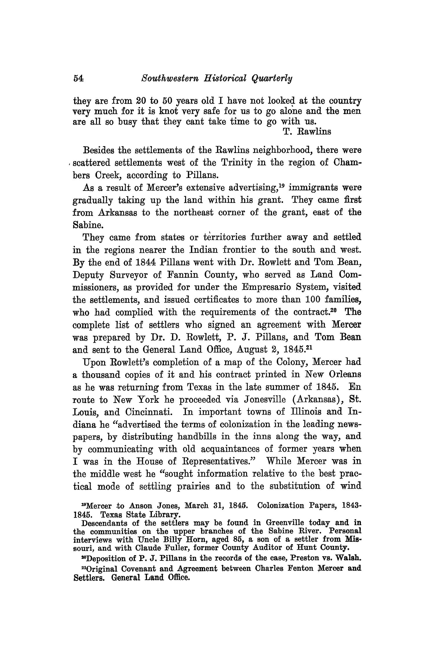 The Southwestern Historical Quarterly, Volume 40, July 1936 - April, 1937
                                                
                                                    54
                                                