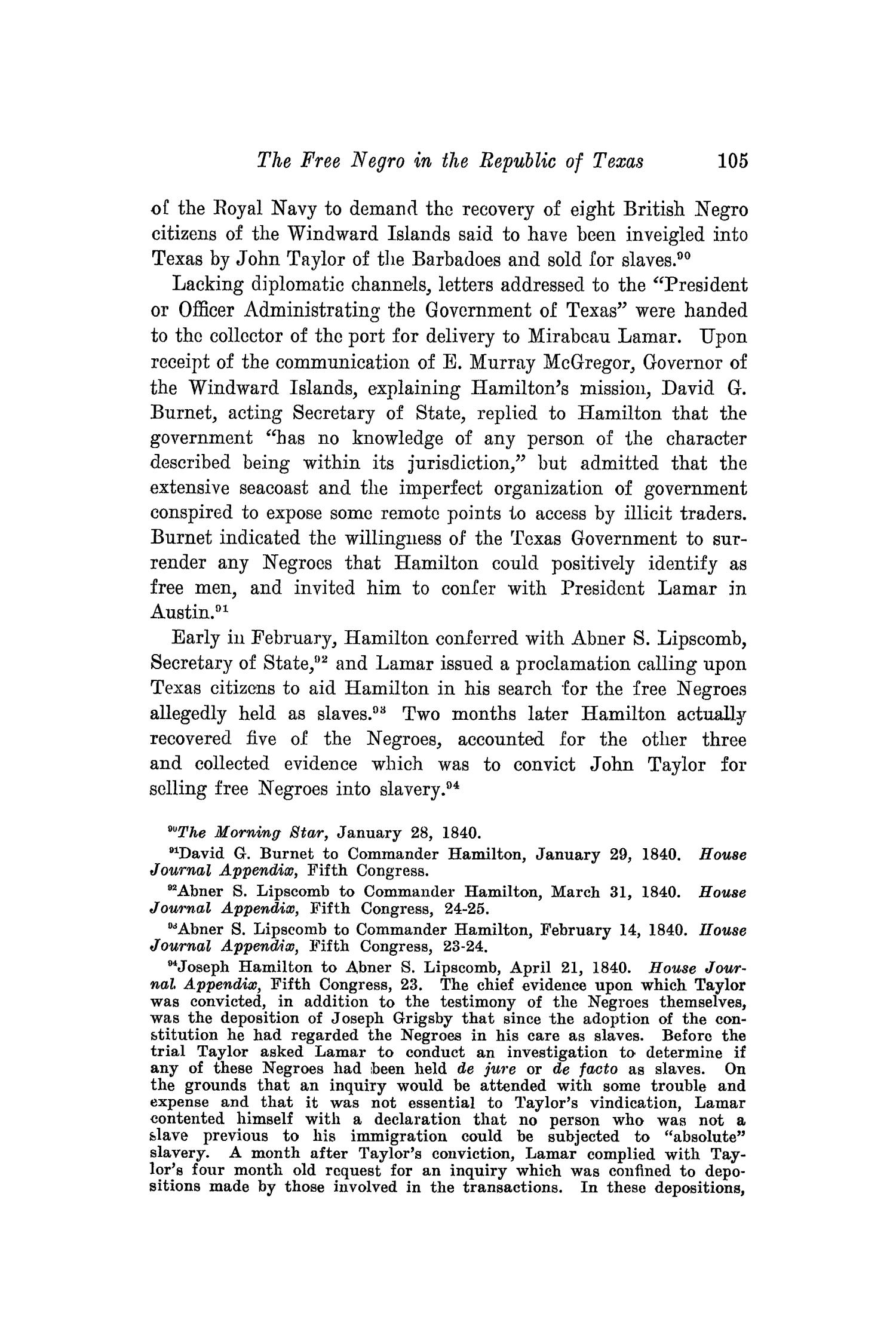 The Southwestern Historical Quarterly, Volume 41, July 1937 - April, 1938
                                                
                                                    105
                                                