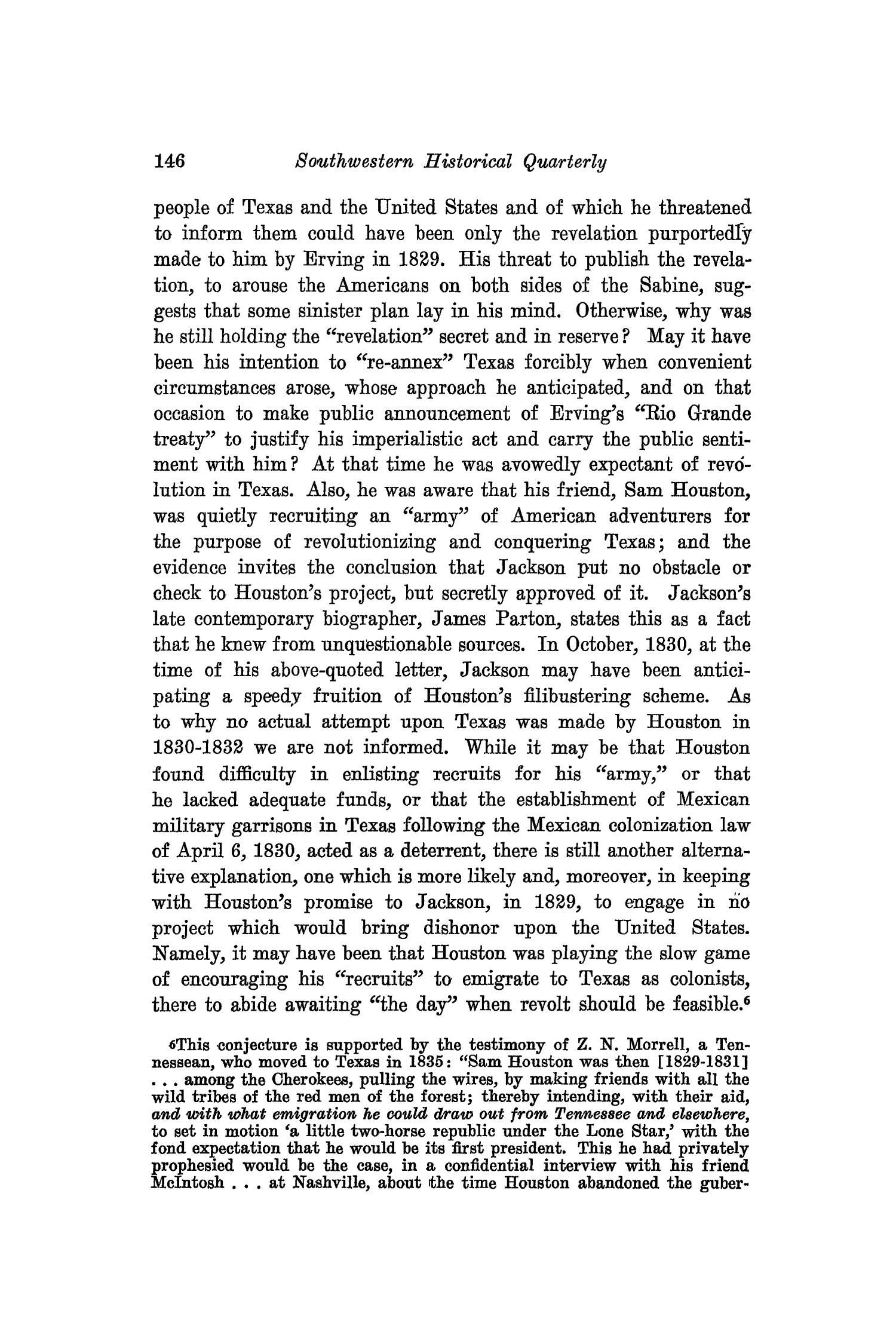 The Southwestern Historical Quarterly, Volume 41, July 1937 - April, 1938
                                                
                                                    146
                                                