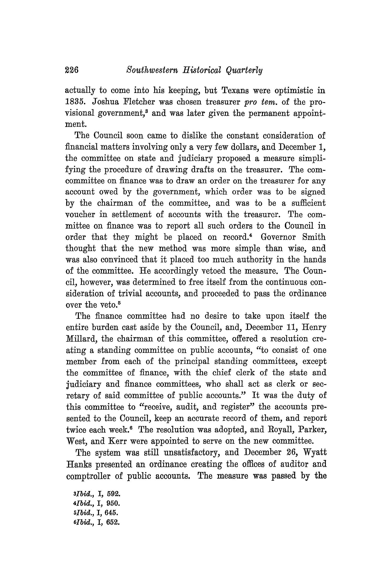 The Southwestern Historical Quarterly, Volume 41, July 1937 - April, 1938
                                                
                                                    226
                                                
