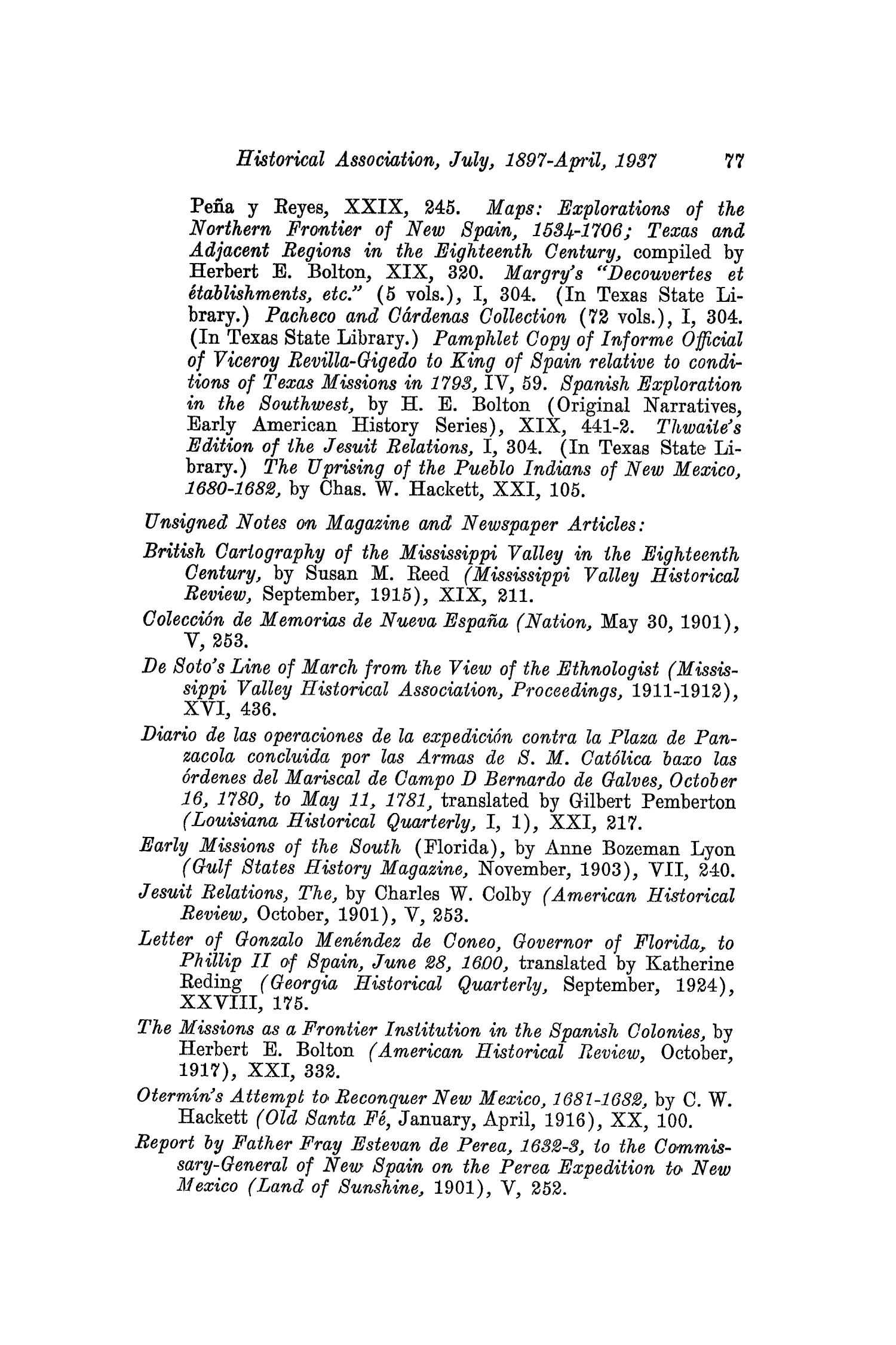 The Southwestern Historical Quarterly, Volume 41, July 1937 - April, 1938
                                                
                                                    77
                                                