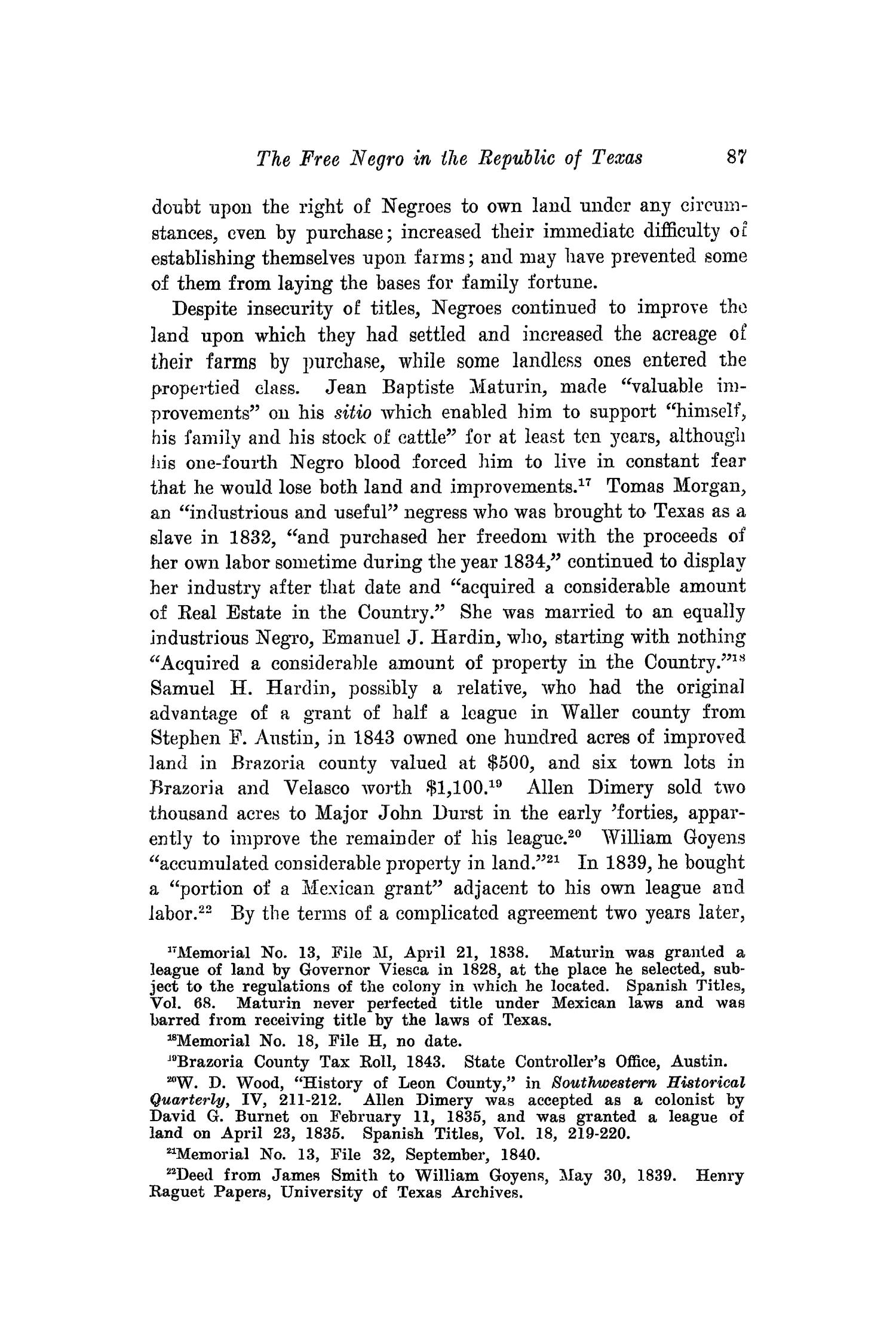 The Southwestern Historical Quarterly, Volume 41, July 1937 - April, 1938
                                                
                                                    87
                                                