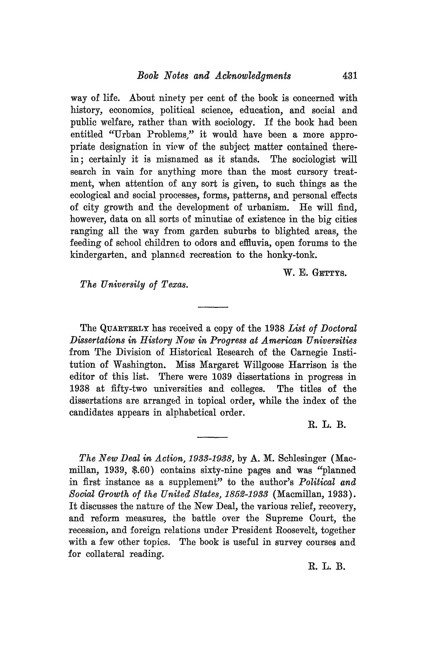 The Southwestern Historical Quarterly, Volume 42, July 1938 - April, 1939
                                                
                                                    431
                                                