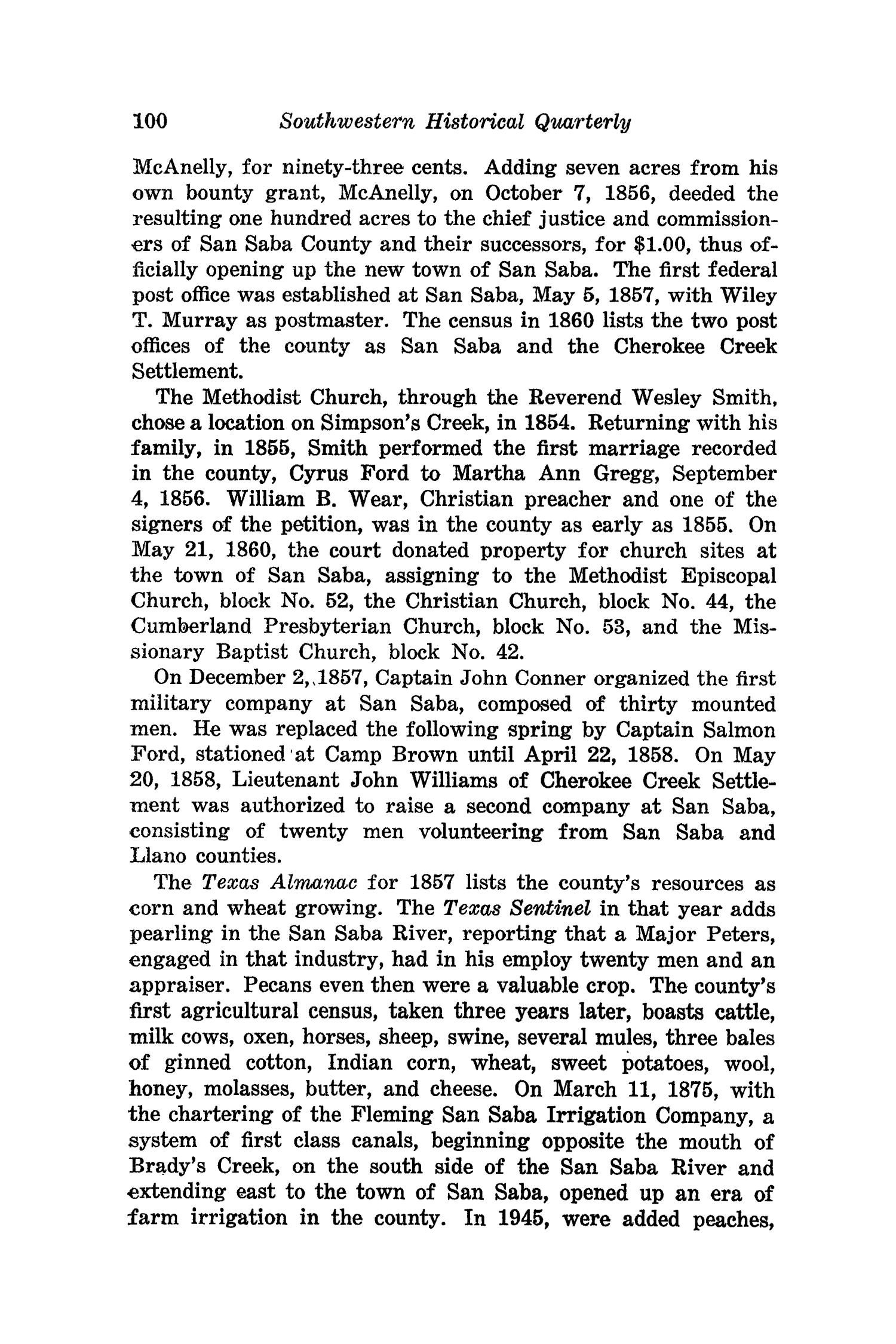 The Southwestern Historical Quarterly, Volume 50, July 1946 - April, 1947
                                                
                                                    100
                                                