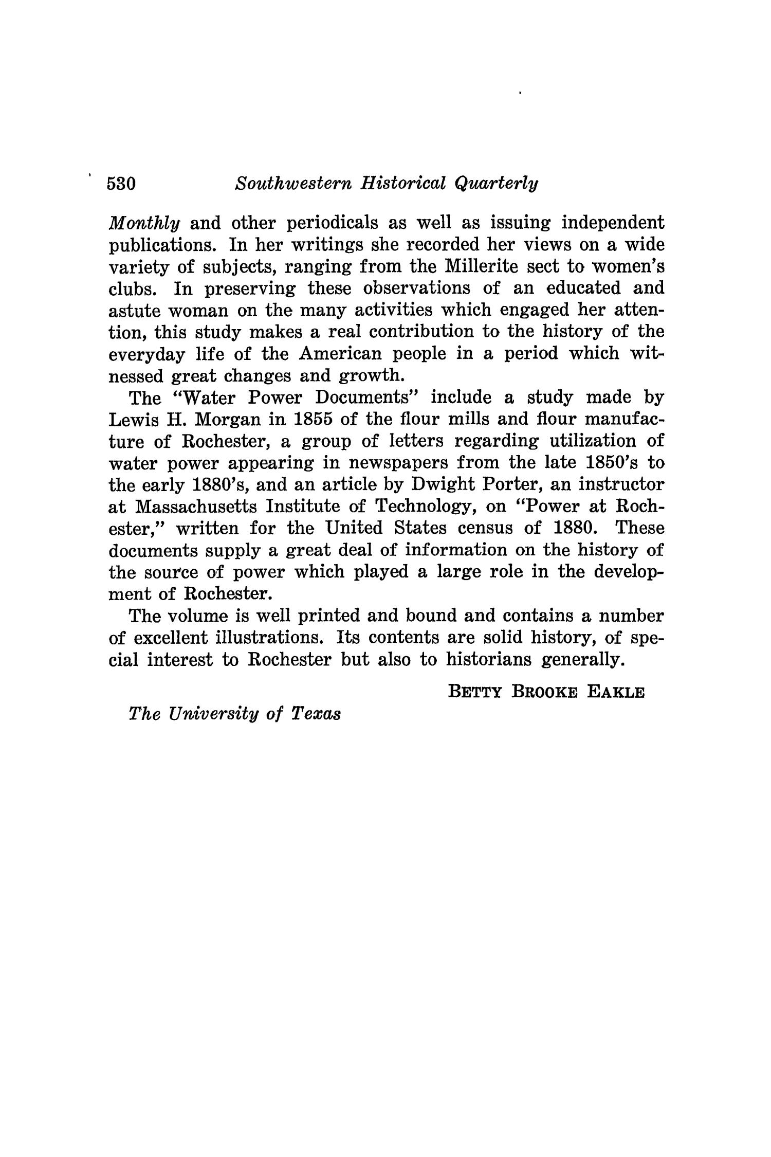The Southwestern Historical Quarterly, Volume 50, July 1946 - April, 1947
                                                
                                                    530
                                                