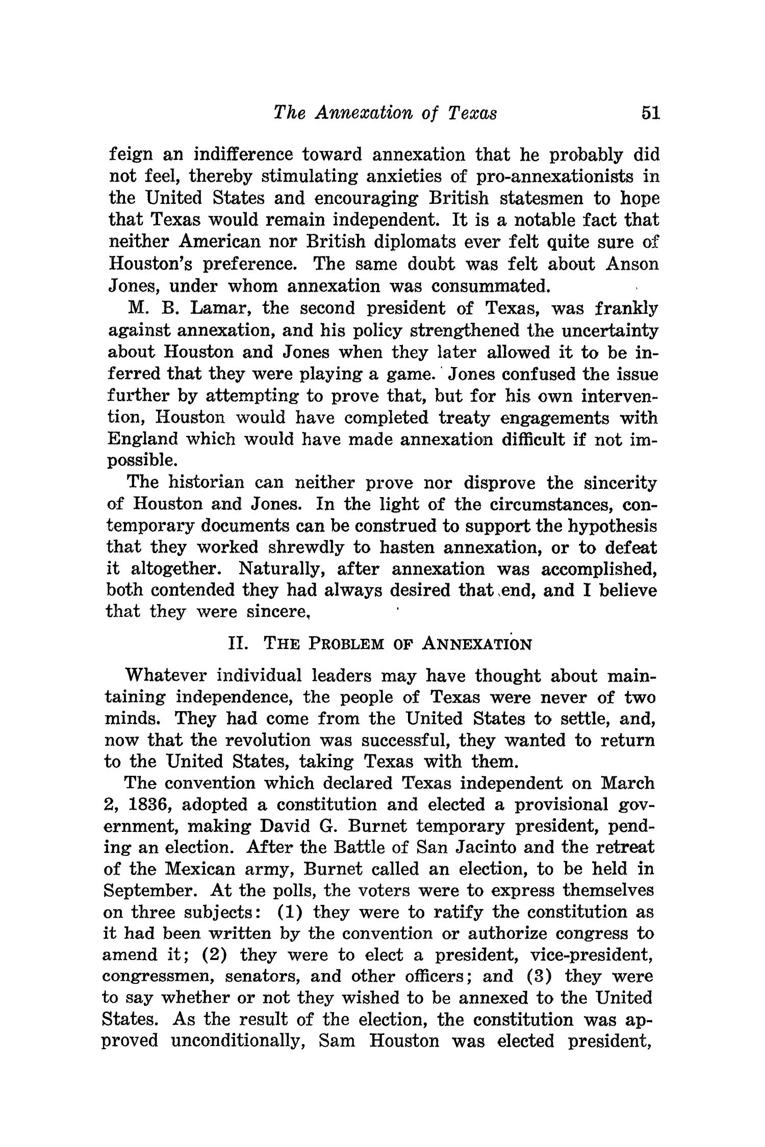The Southwestern Historical Quarterly, Volume 50, July 1946 - April, 1947
                                                
                                                    51
                                                