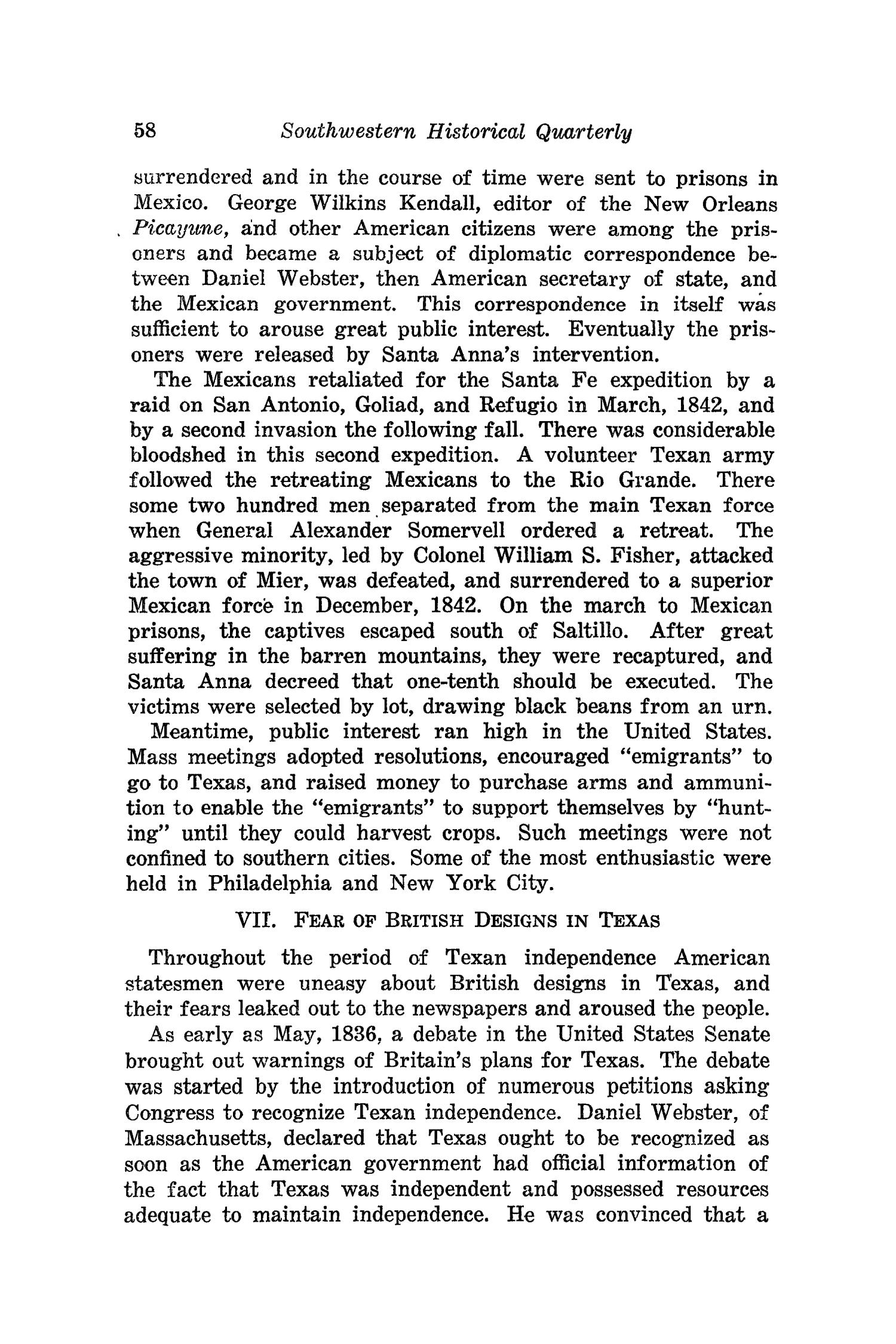 The Southwestern Historical Quarterly, Volume 50, July 1946 - April, 1947
                                                
                                                    58
                                                