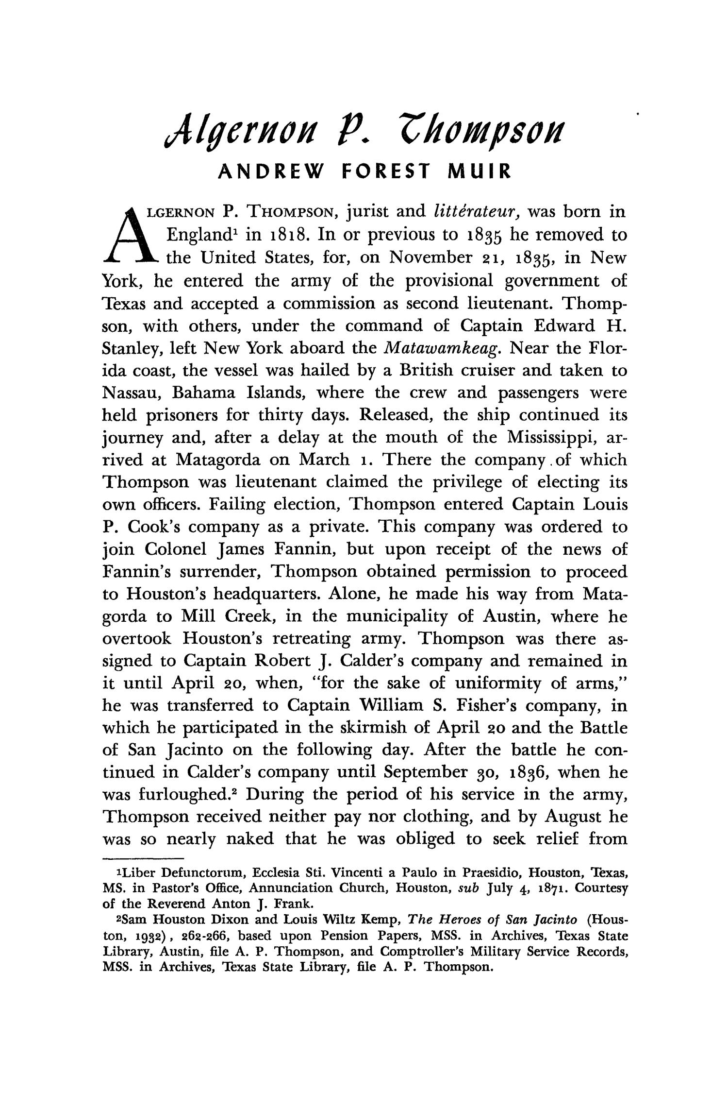 The Southwestern Historical Quarterly, Volume 51, July 1947 - April, 1948
                                                
                                                    143
                                                