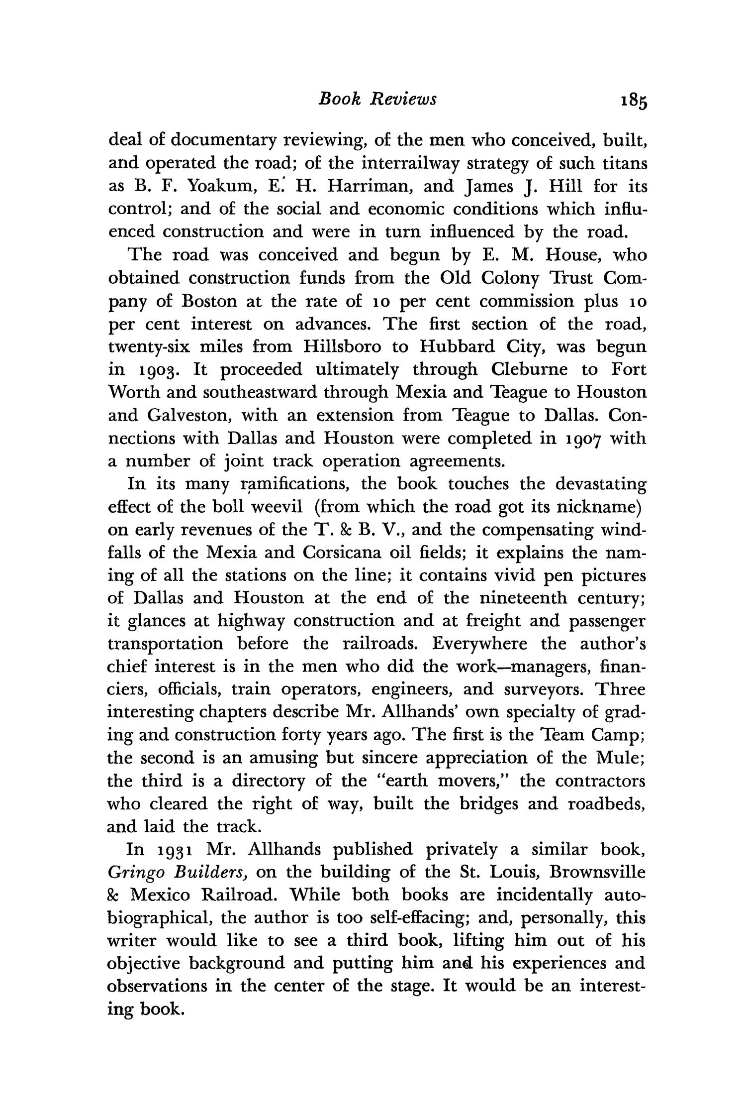 The Southwestern Historical Quarterly, Volume 51, July 1947 - April, 1948
                                                
                                                    185
                                                