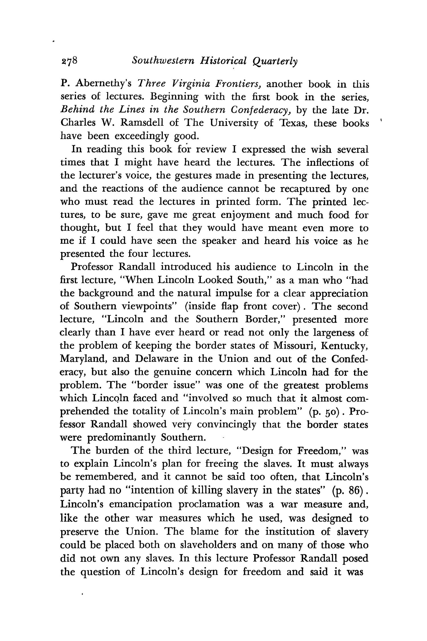 The Southwestern Historical Quarterly, Volume 51, July 1947 - April, 1948
                                                
                                                    278
                                                