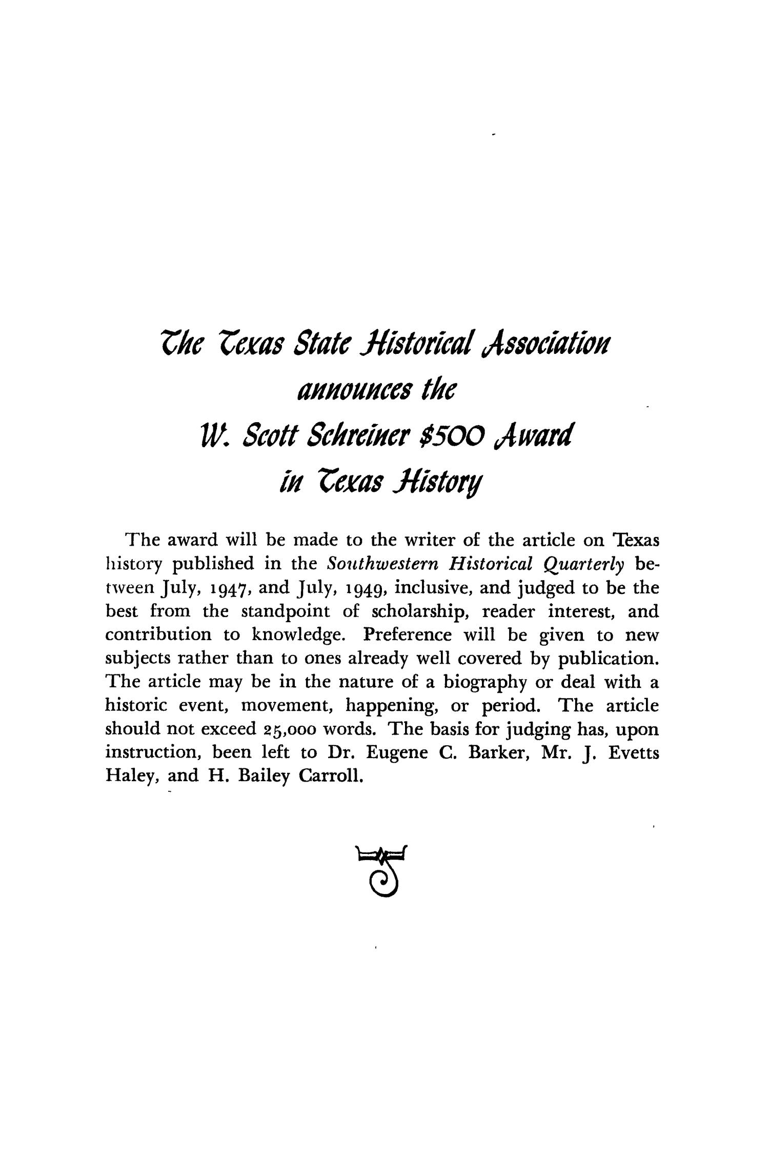 The Southwestern Historical Quarterly, Volume 51, July 1947 - April, 1948
                                                
                                                    81
                                                