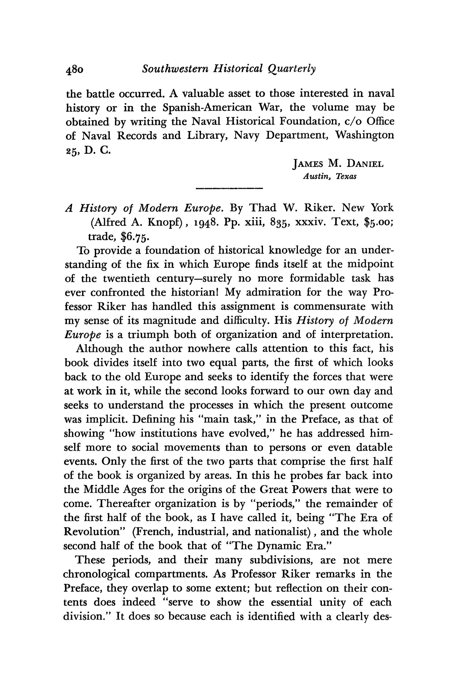 The Southwestern Historical Quarterly, Volume 52, July 1948 - April, 1949
                                                
                                                    480
                                                
