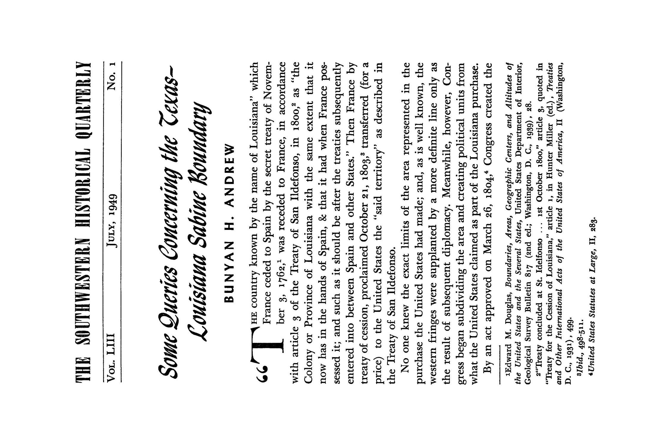 The Southwestern Historical Quarterly, Volume 53, July 1949 - April, 1950
                                                
                                                    1
                                                