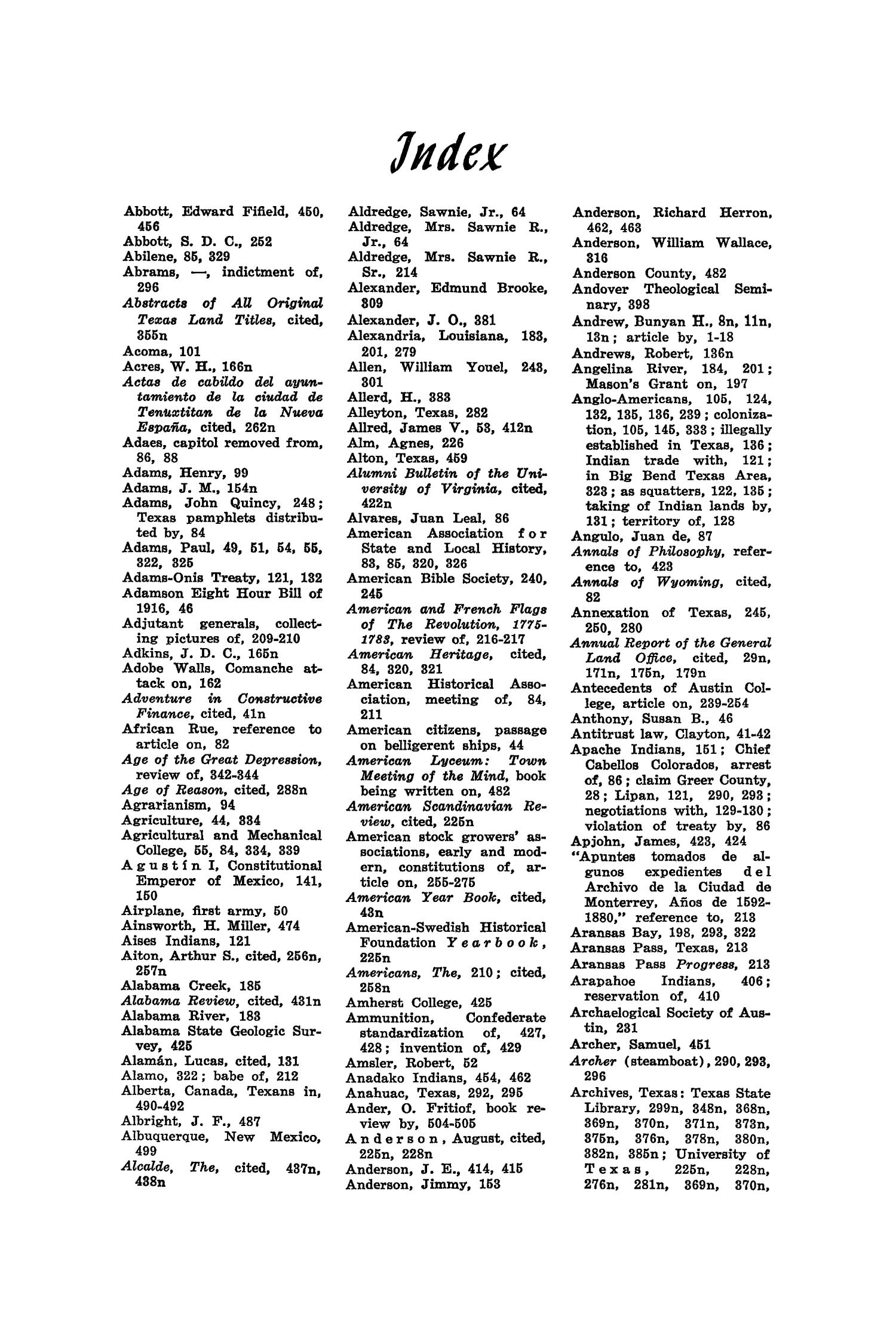 The Southwestern Historical Quarterly, Volume 53, July 1949 - April, 1950
                                                
                                                    513
                                                