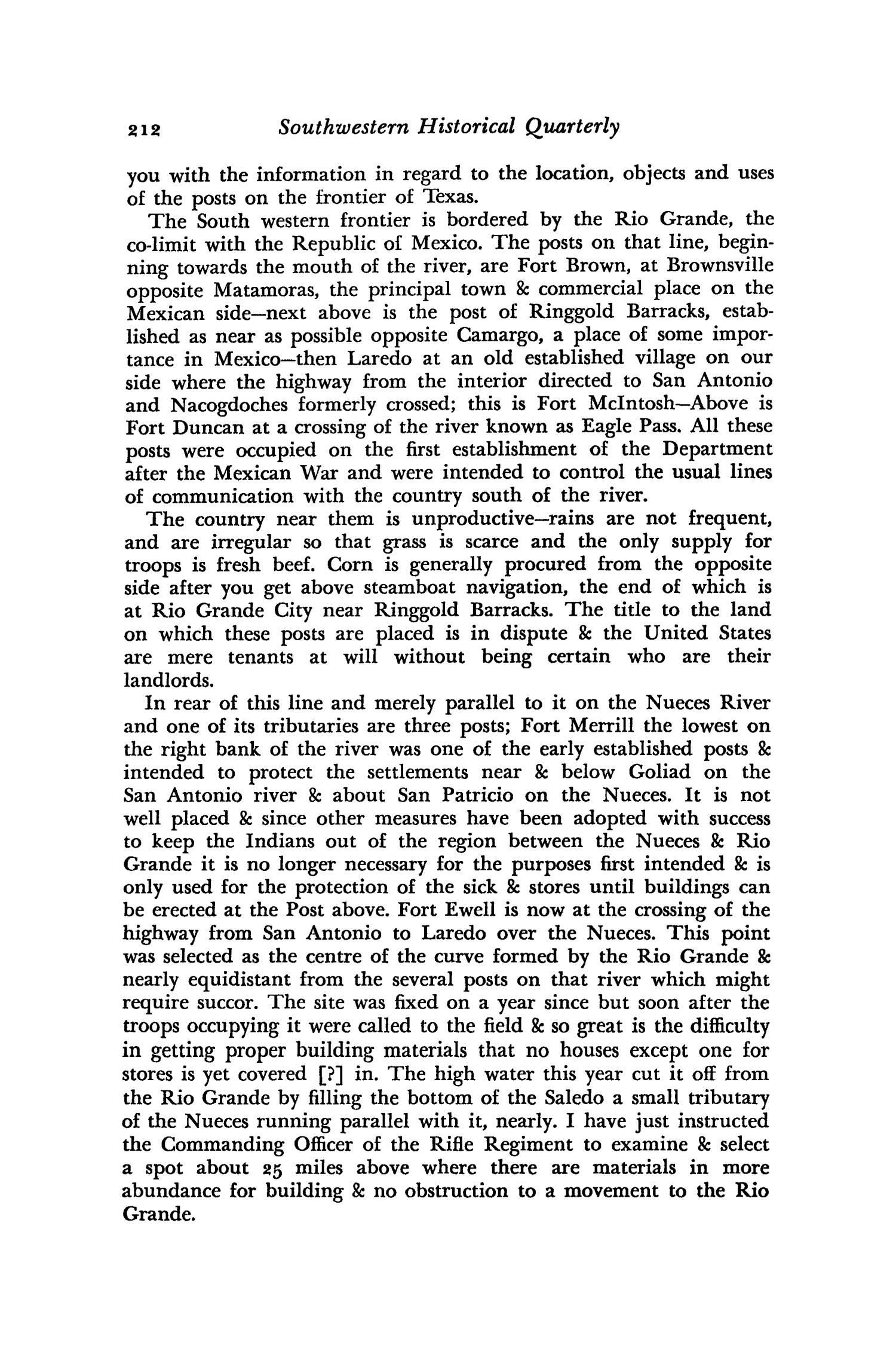The Southwestern Historical Quarterly, Volume 54, July 1950 - April, 1951
                                                
                                                    212
                                                