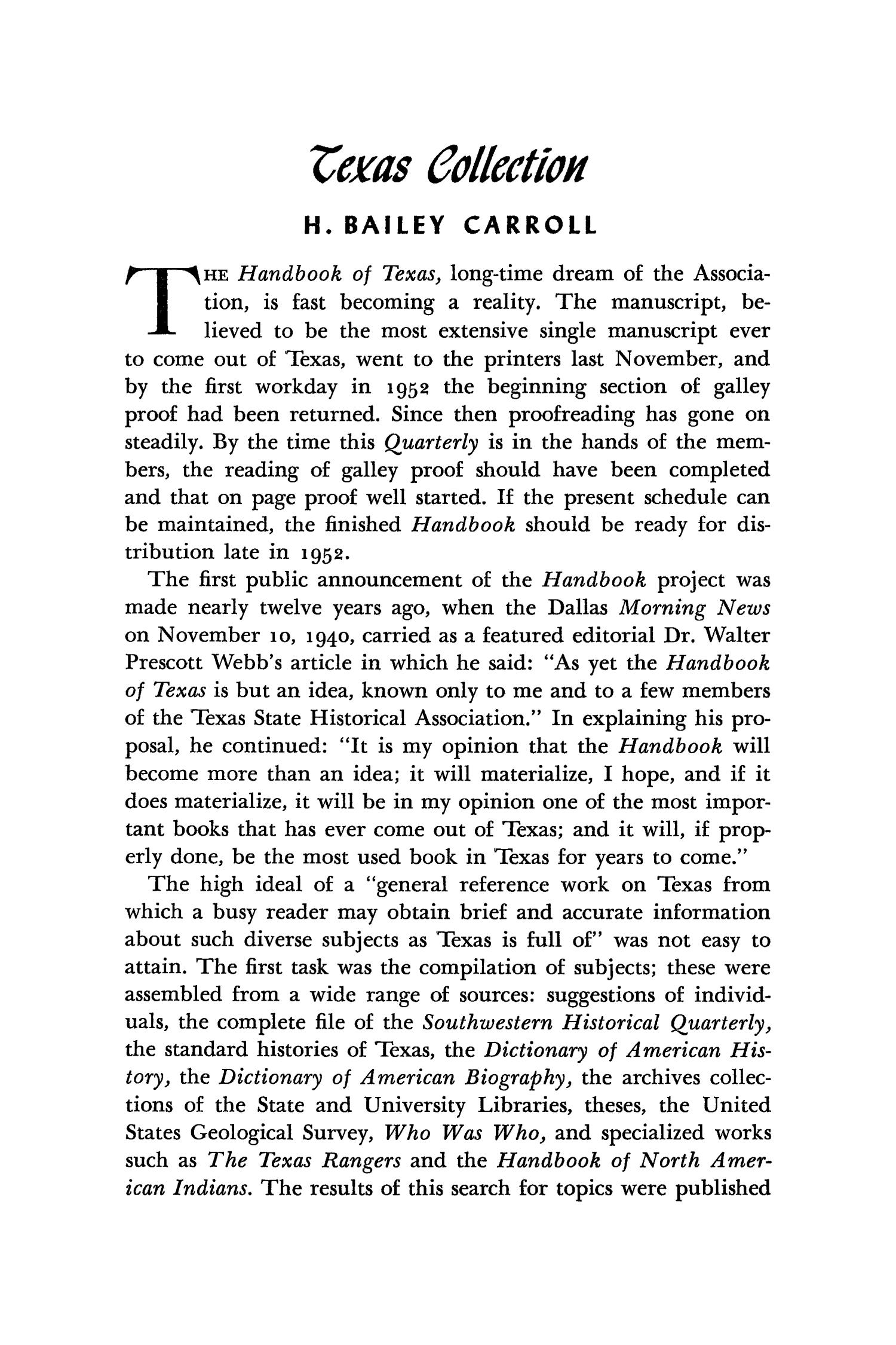 The Southwestern Historical Quarterly, Volume 56, July 1952 - April, 1953
                                                
                                                    121
                                                