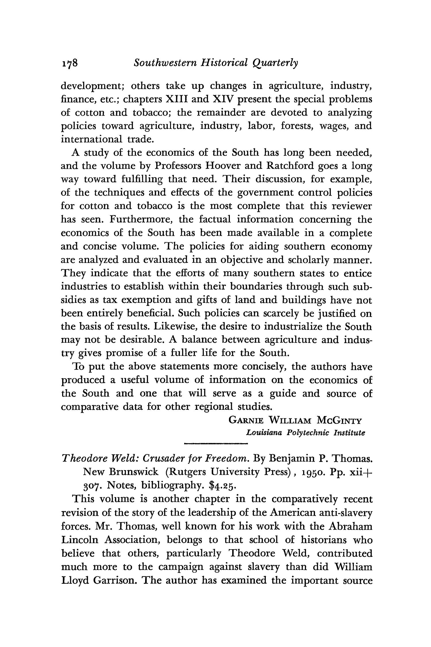 The Southwestern Historical Quarterly, Volume 56, July 1952 - April, 1953
                                                
                                                    178
                                                