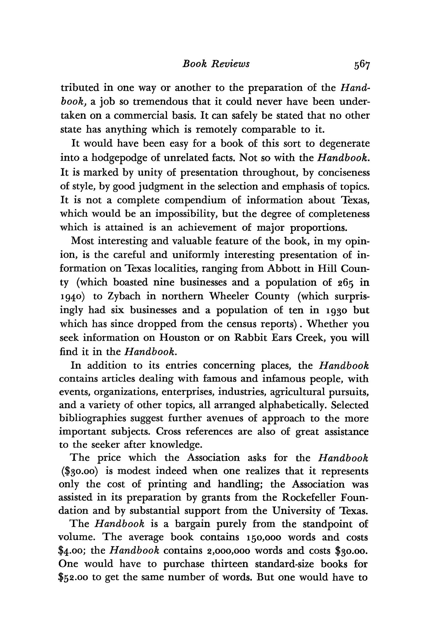 The Southwestern Historical Quarterly, Volume 56, July 1952 - April, 1953
                                                
                                                    567
                                                