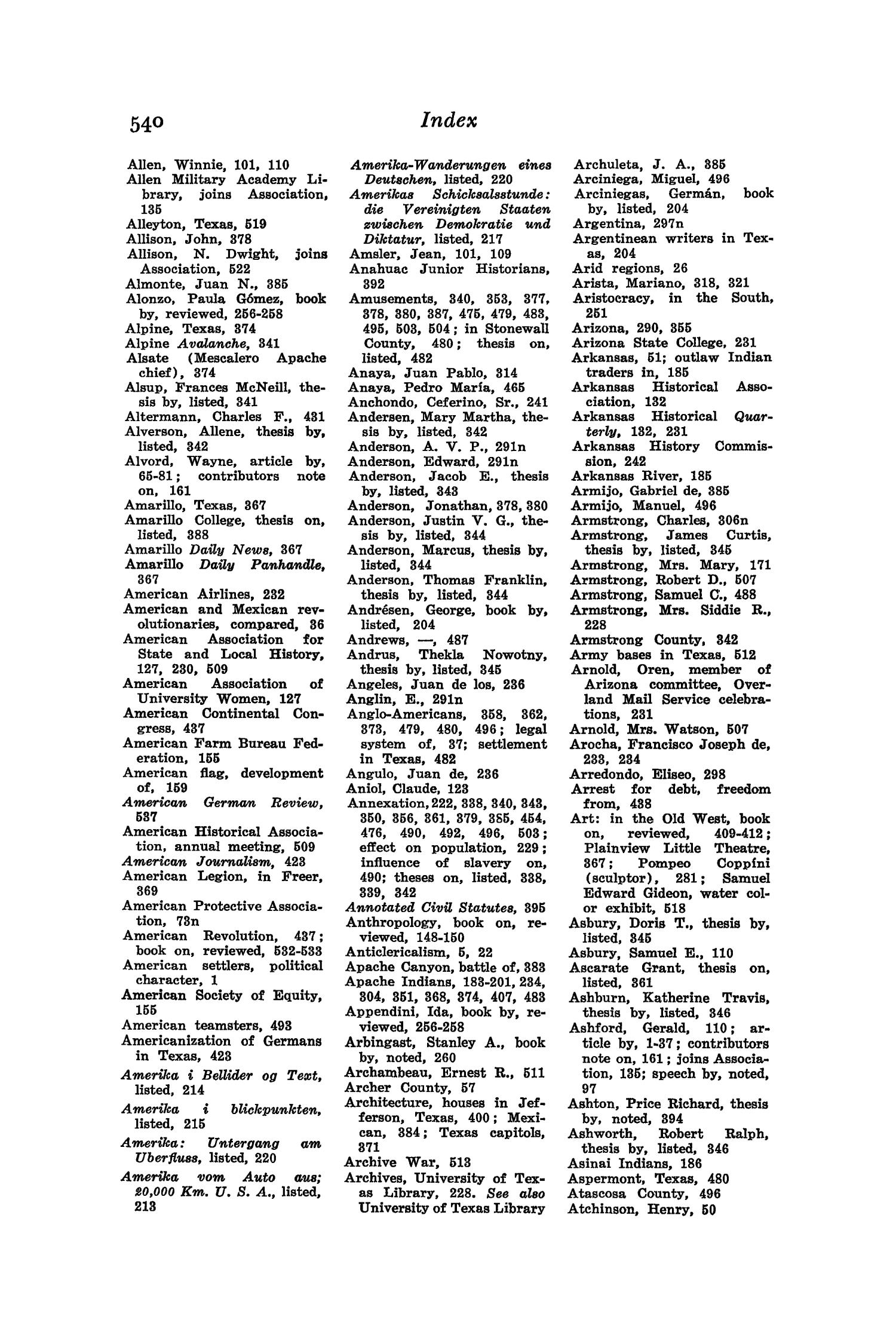 The Southwestern Historical Quarterly, Volume 57, July 1953 - April, 1954
                                                
                                                    540
                                                