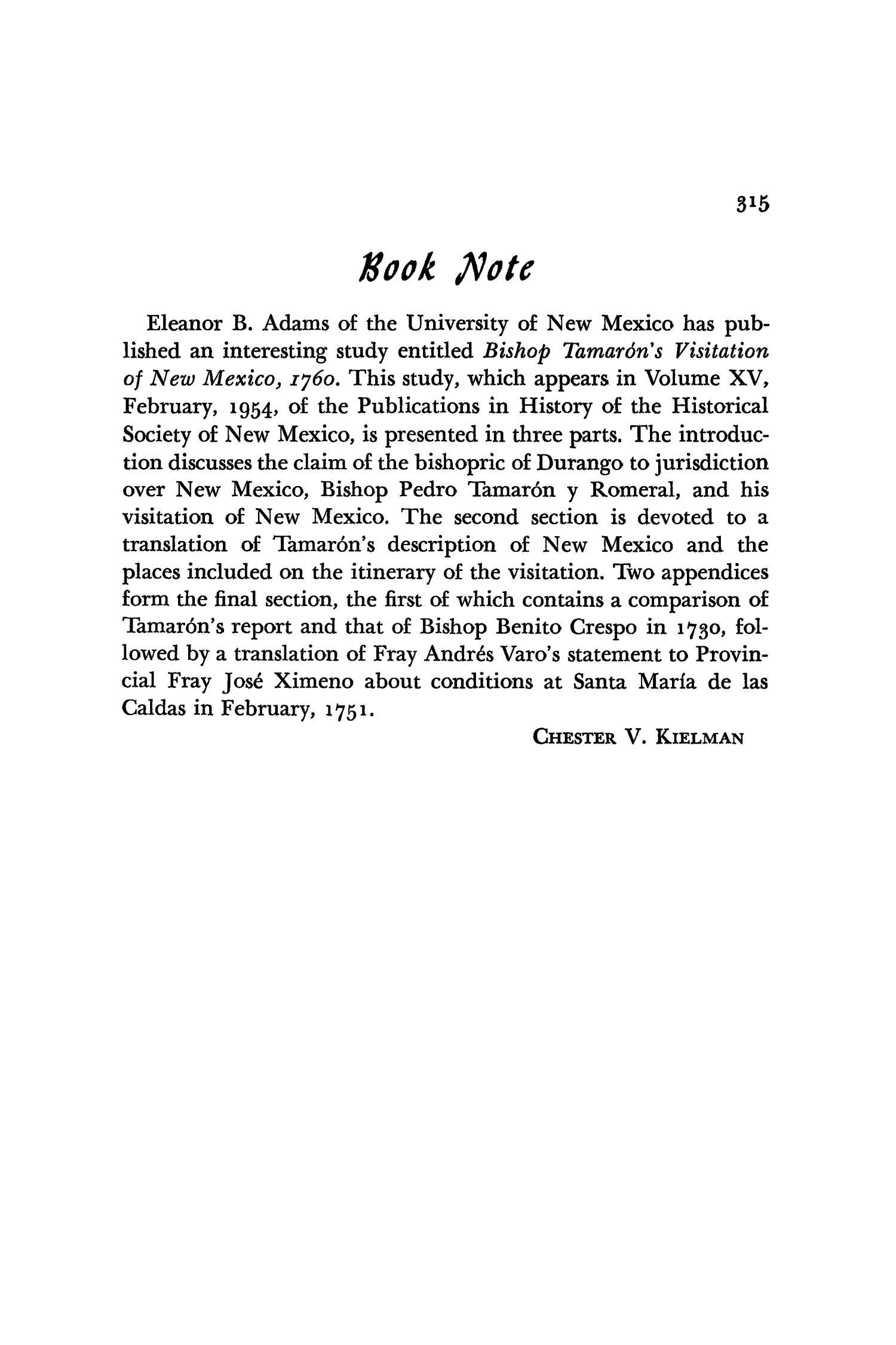 The Southwestern Historical Quarterly, Volume 58, July 1954 - April, 1955
                                                
                                                    315
                                                