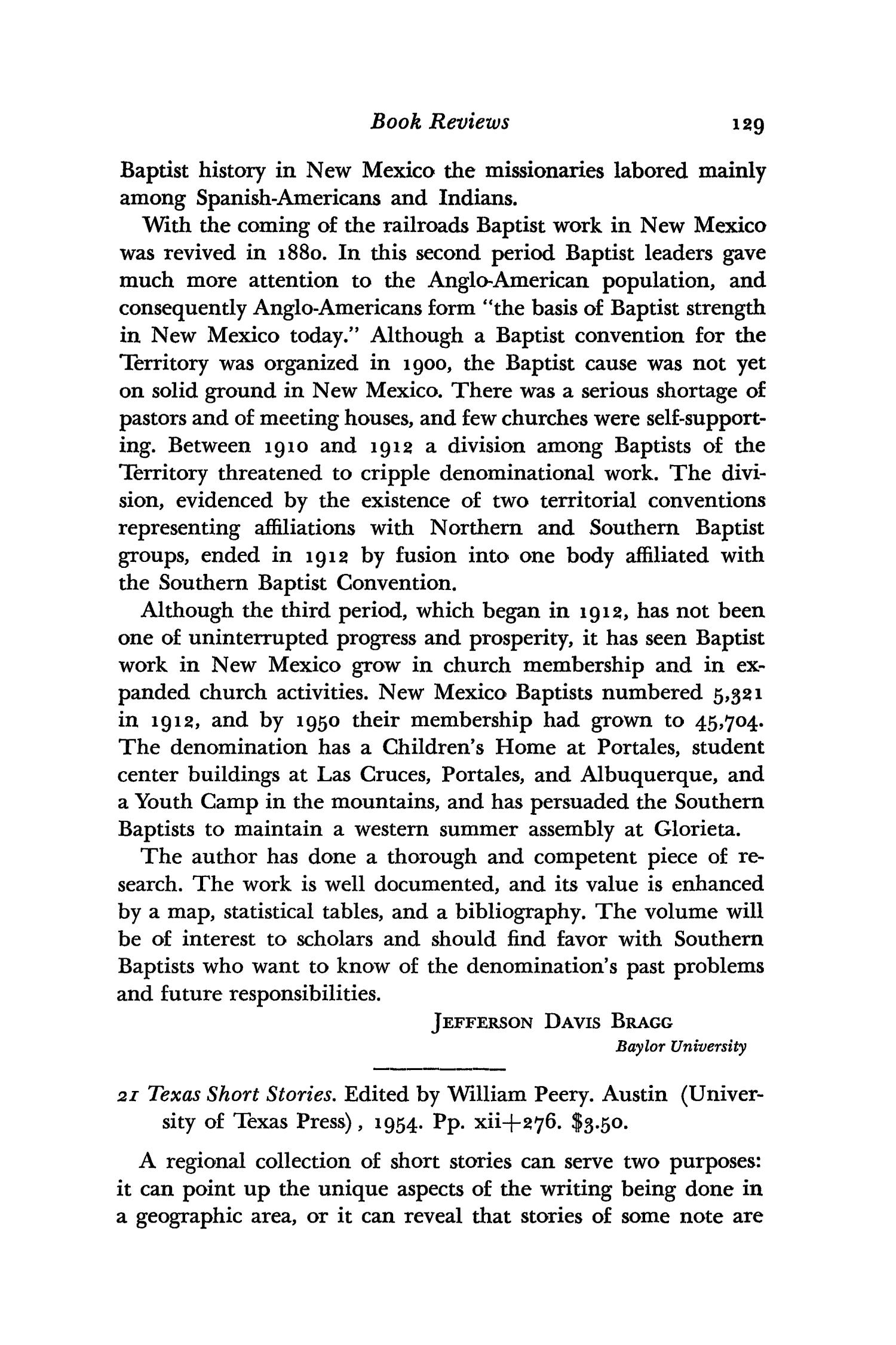 The Southwestern Historical Quarterly, Volume 59, July 1955 - April, 1956
                                                
                                                    129
                                                
